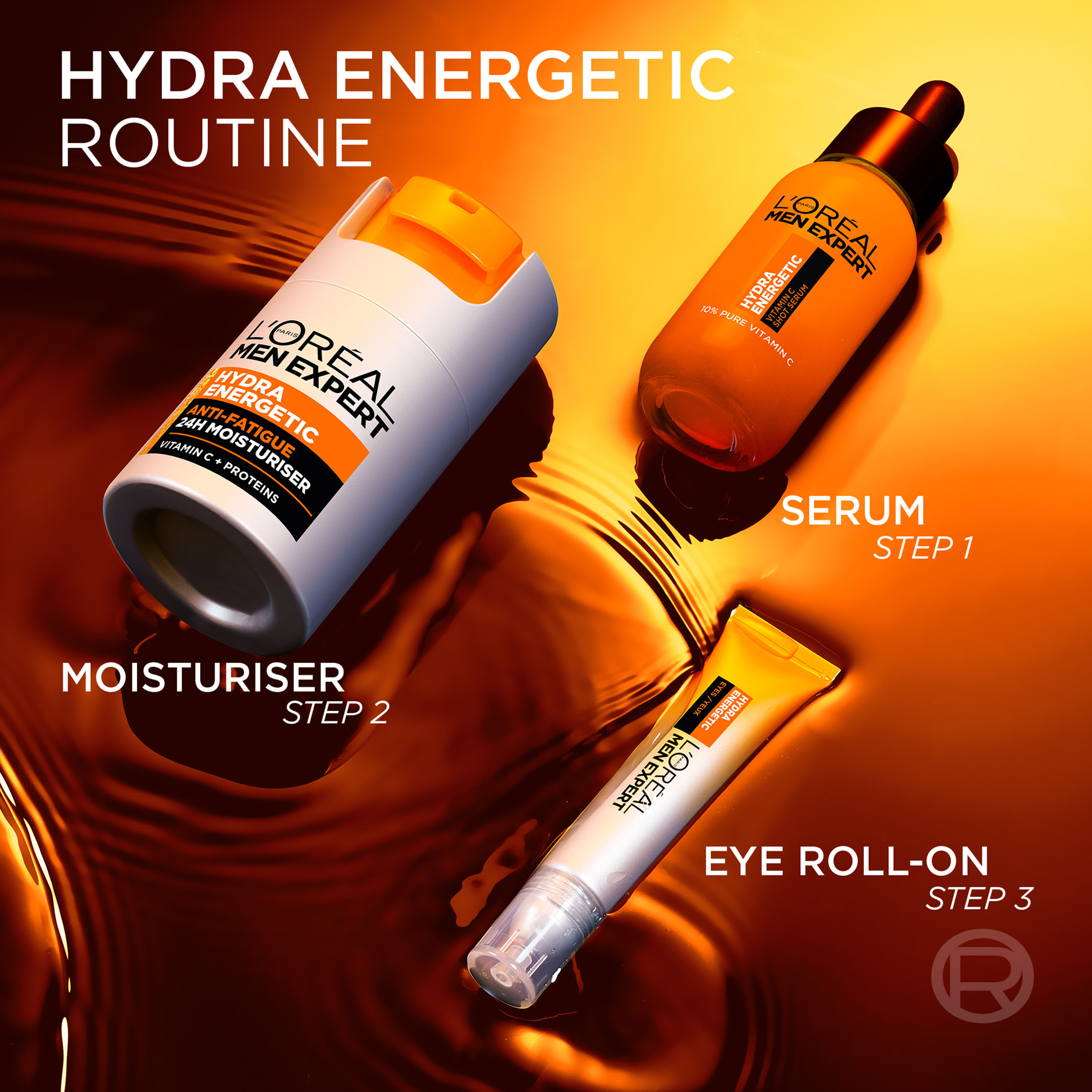 L'Oreal Paris Men Expert Hydra Energetic Vitamin C Serum 30ml - Image 6