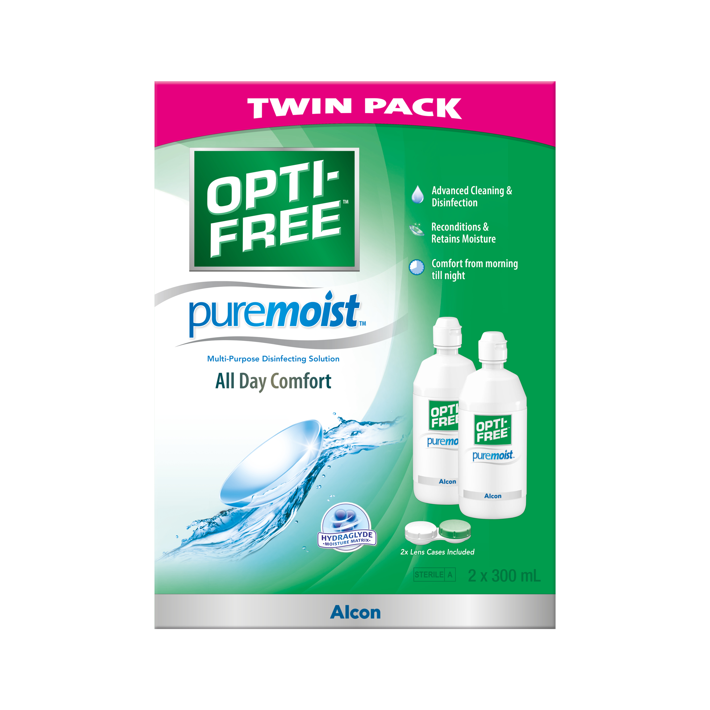 Opti-Free Pure Moist Twin 300ml - 2 pack - Image 6