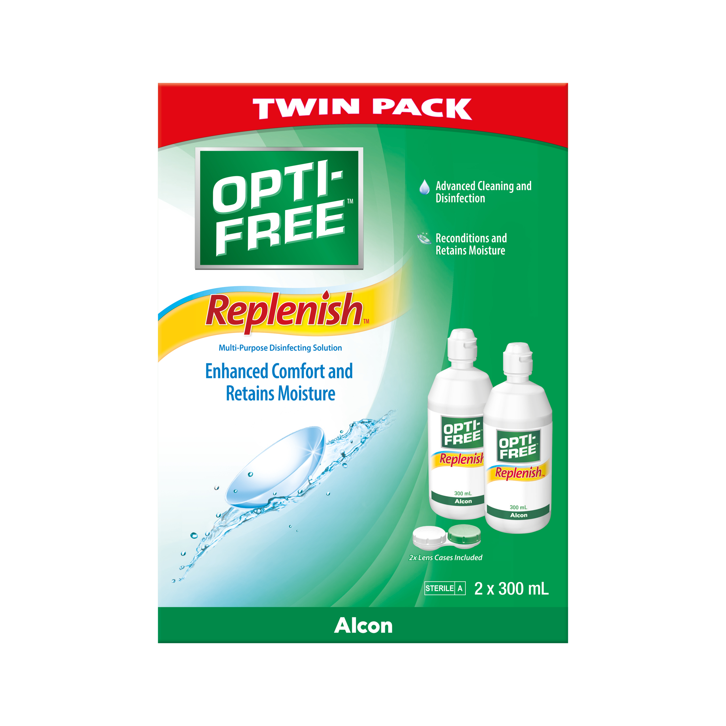 Opti-Free Replenish Twin 300ml - 2 pack - Image 5