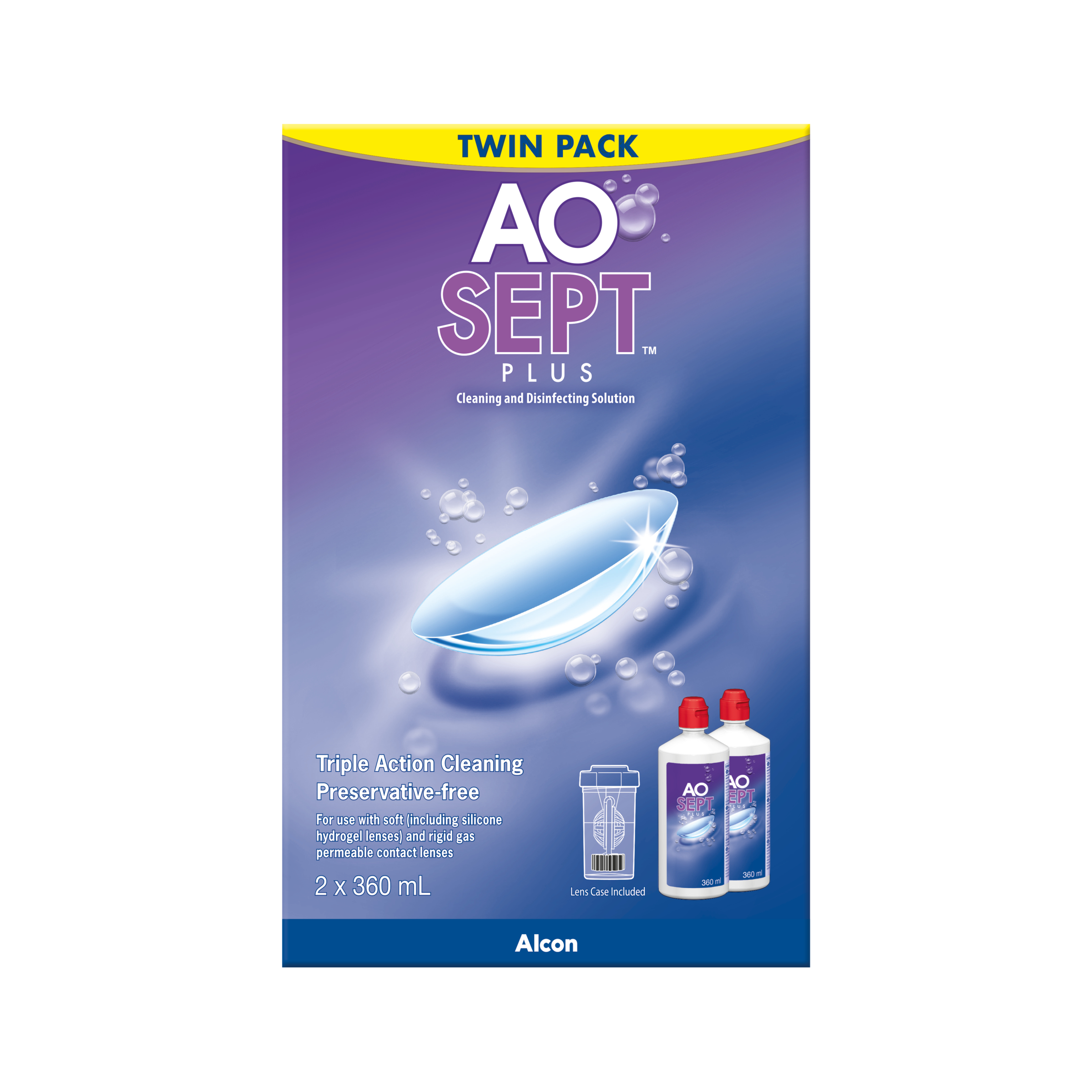Aosept Plus Twin 360ml - 2 pack - Image 7