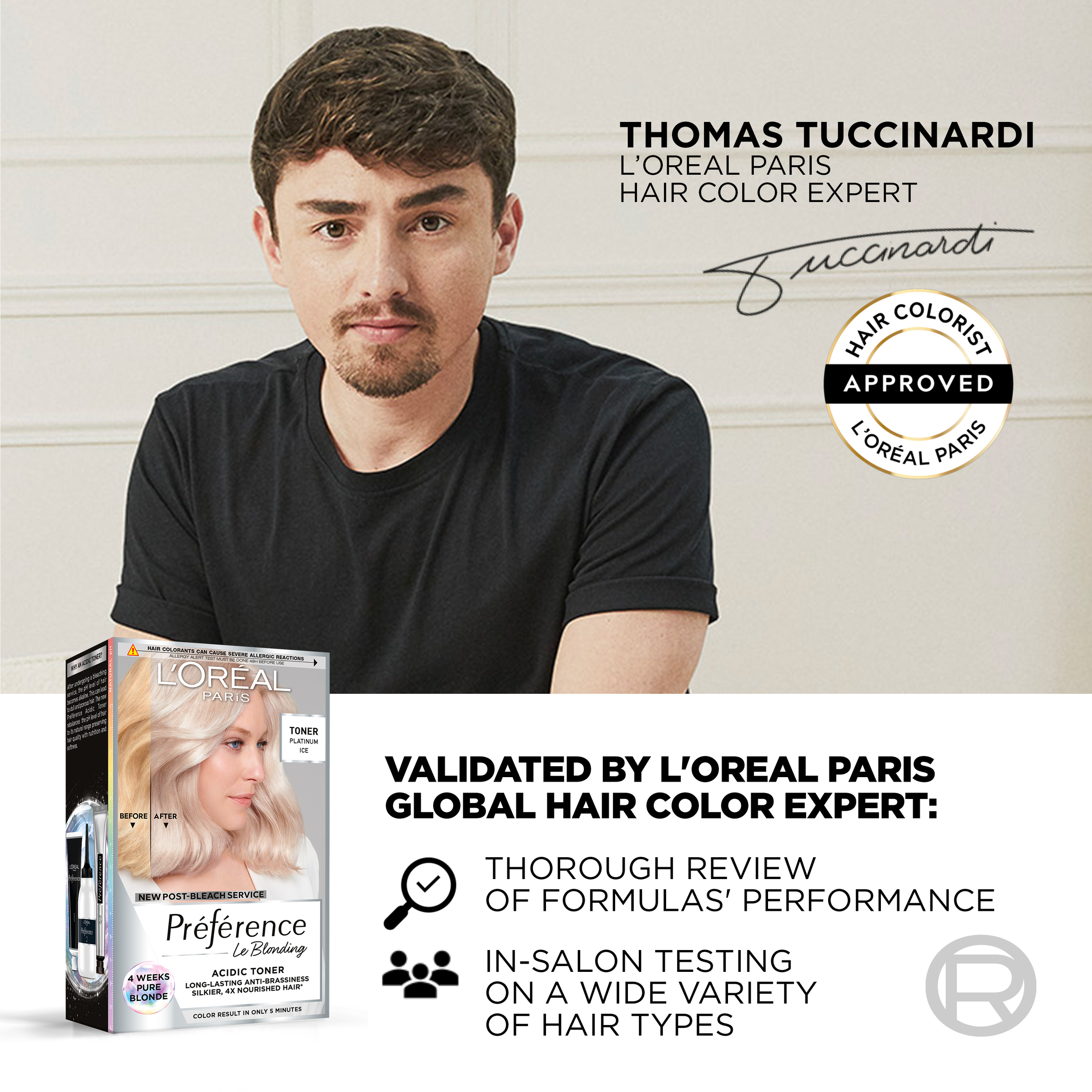 L'Oreal Paris Preference Acidic Toner Platinum Ice 1 each - Image 8