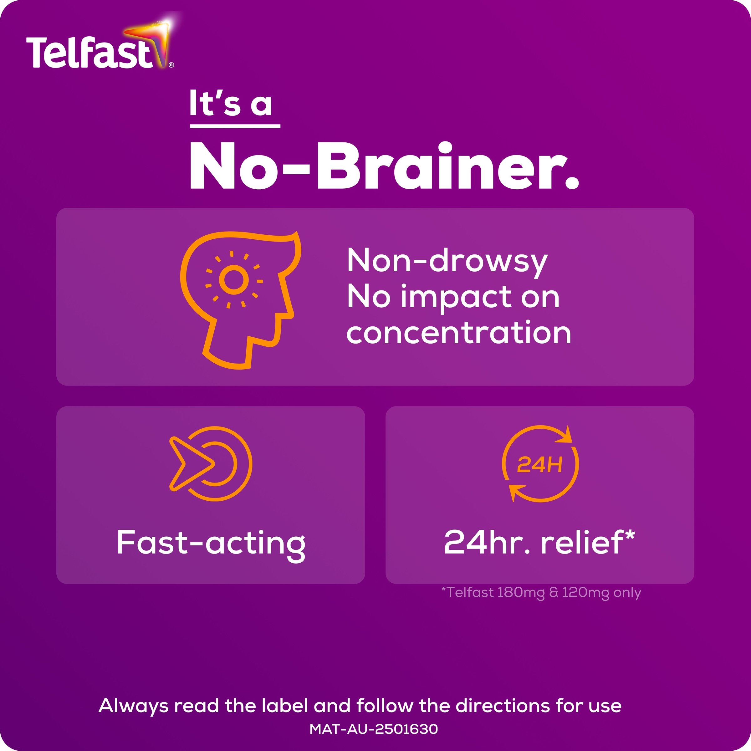 Telfast 180mg - 80 tablets - Image 6