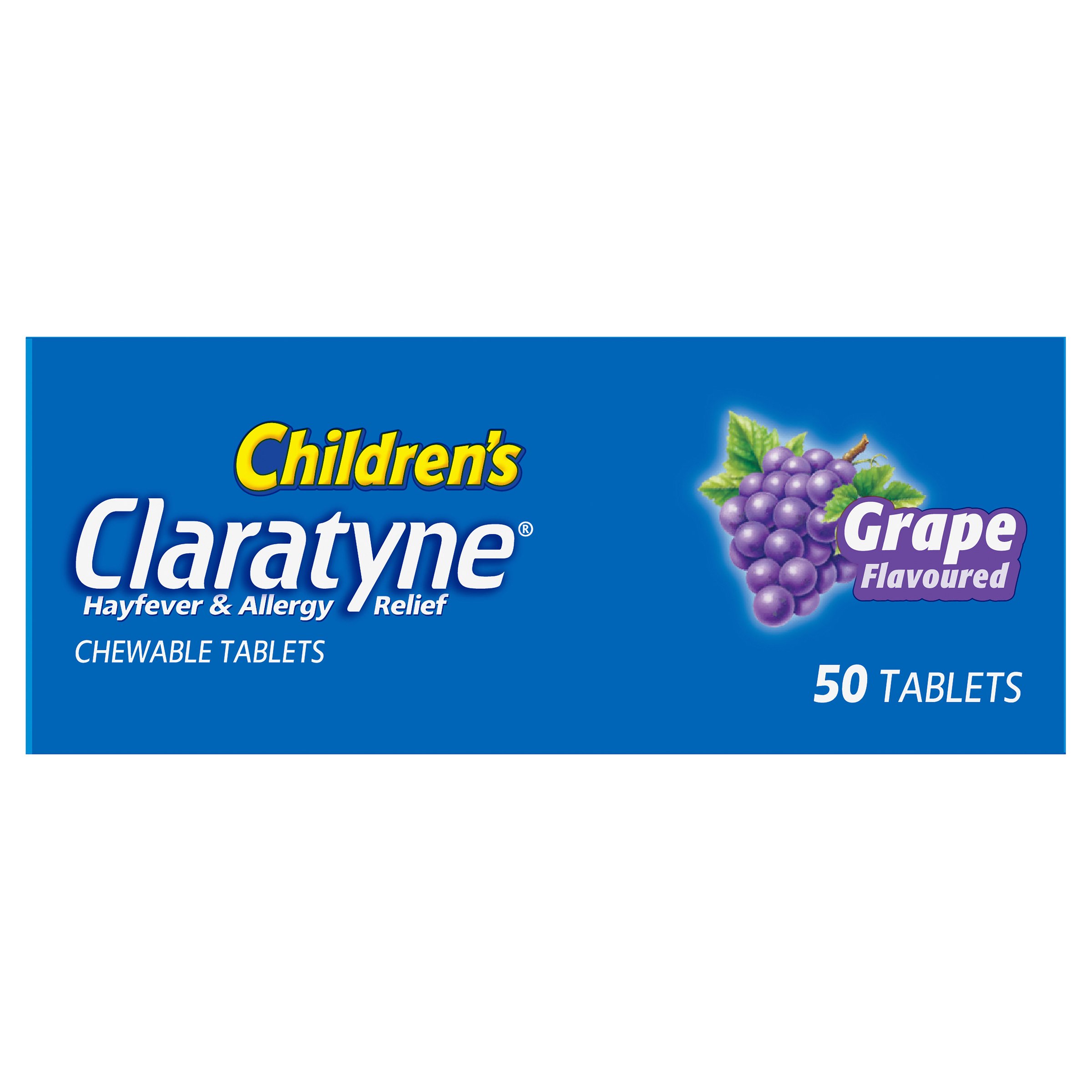 Claratyne Children's Hayfever & Allergy Relief Grape 50 chewable tablets - Image 5