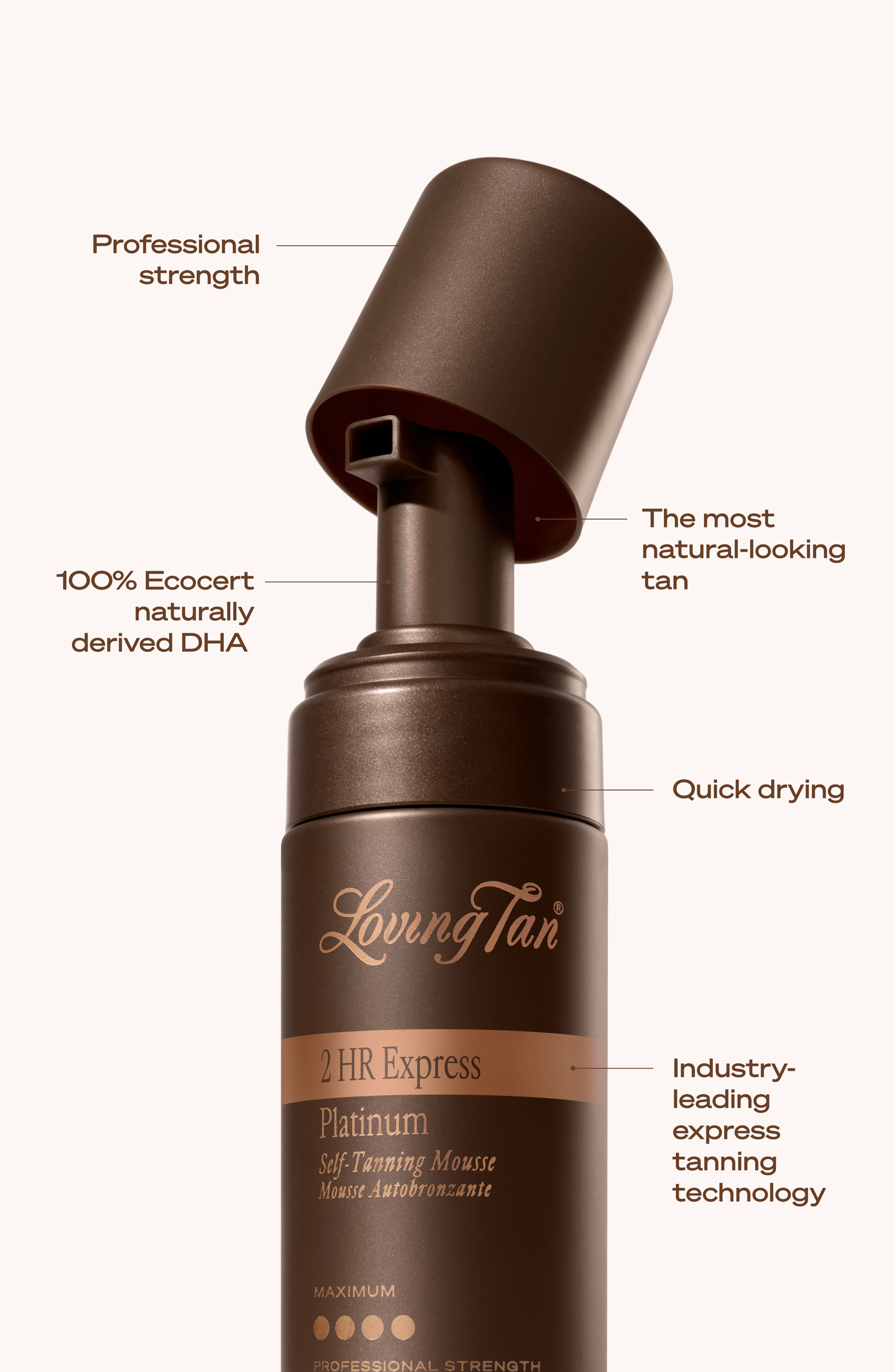 Loving Tan Platinum 2 Hour Express Mousse 200ml - Image 4