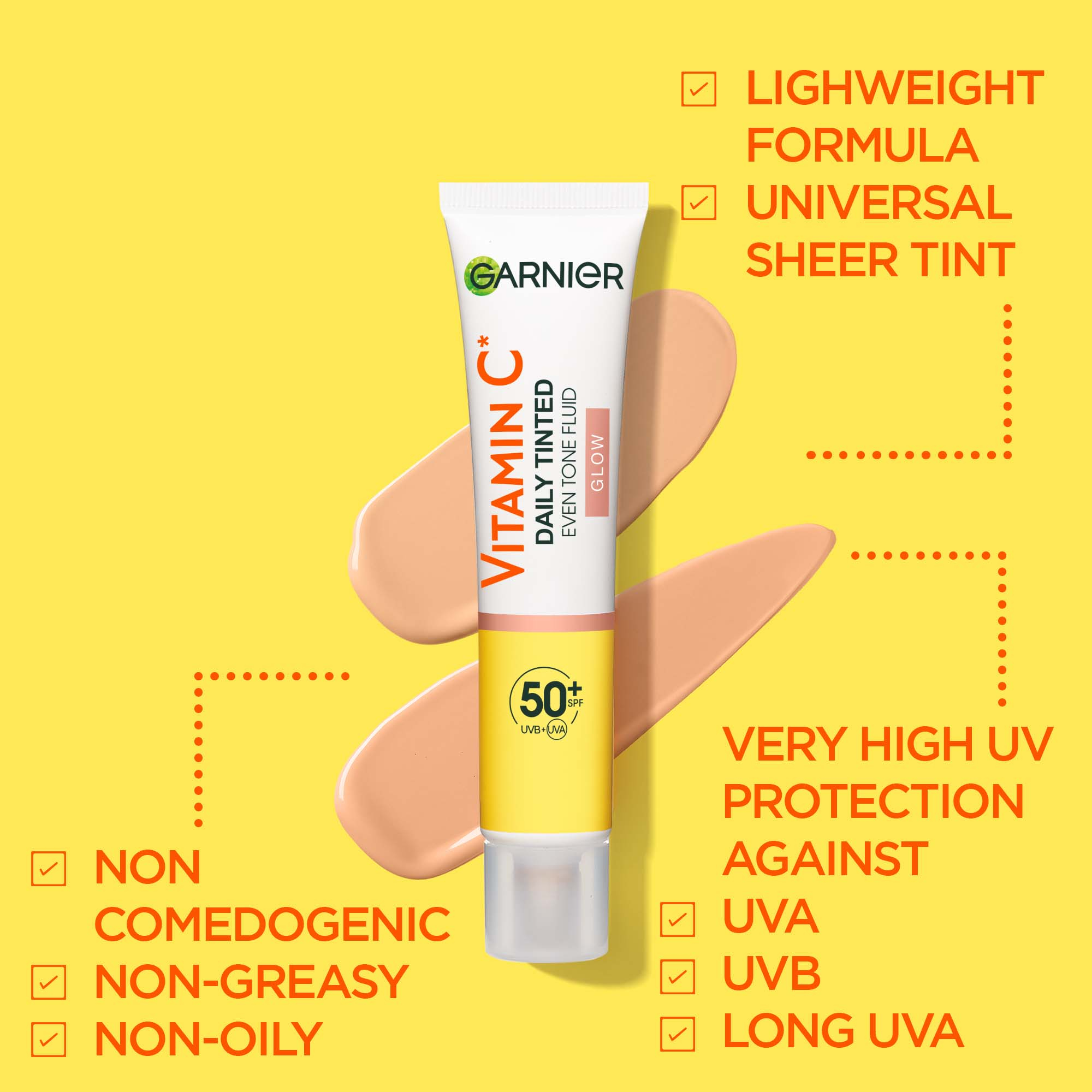 Garnier Vitamin C Daily UV Glow SPF50+ 40ml - Image 3