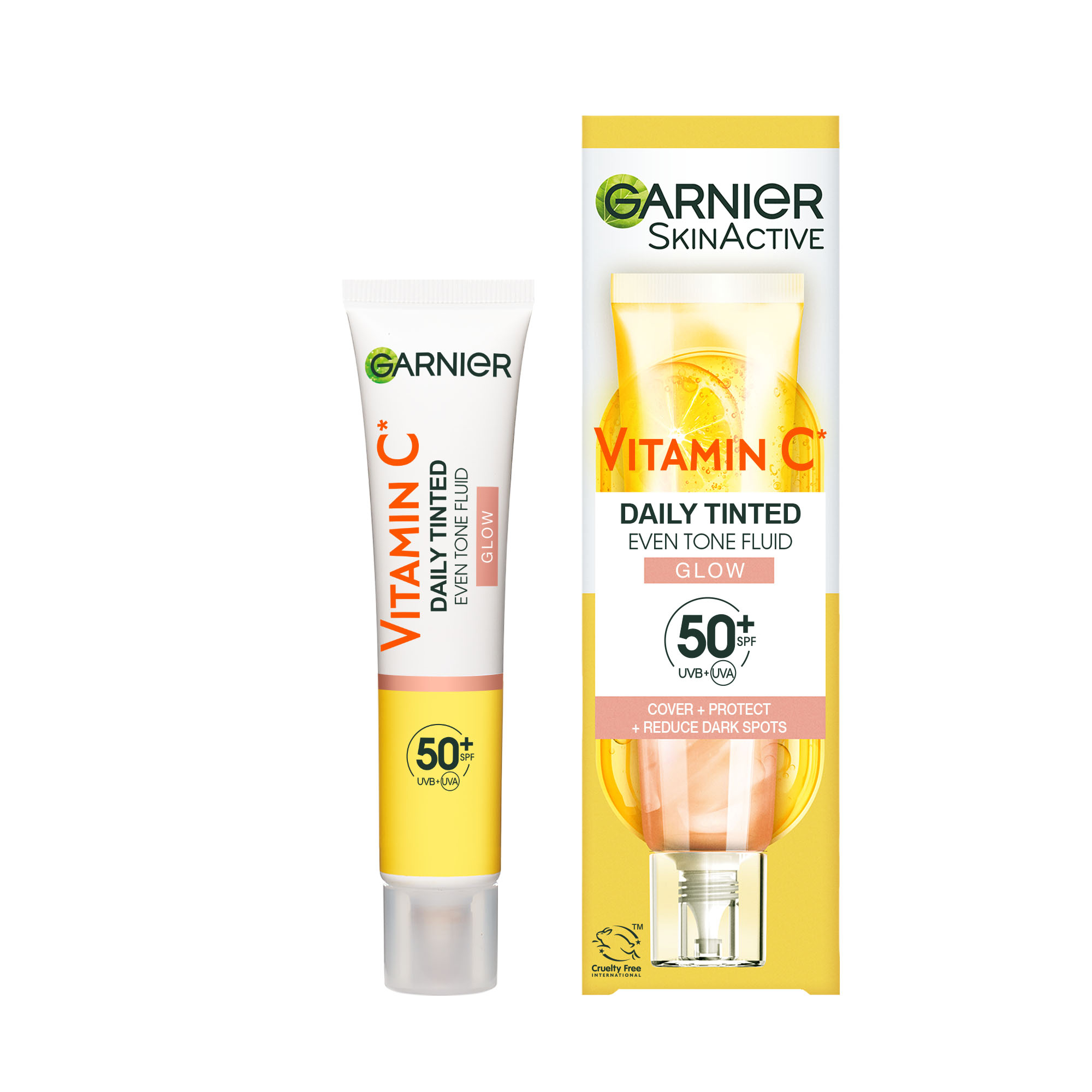 Garnier Vitamin C Daily UV Glow SPF50+ 40ml - Image 1