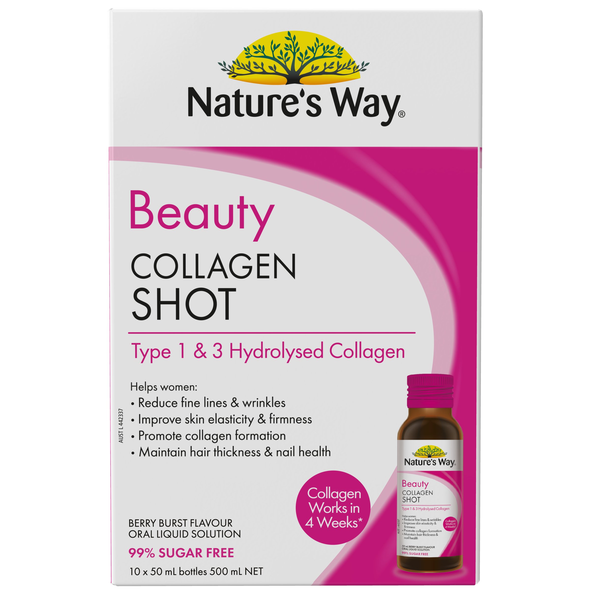 Nature's Way Collagen Peptide Shots 500 ml - Image 9
