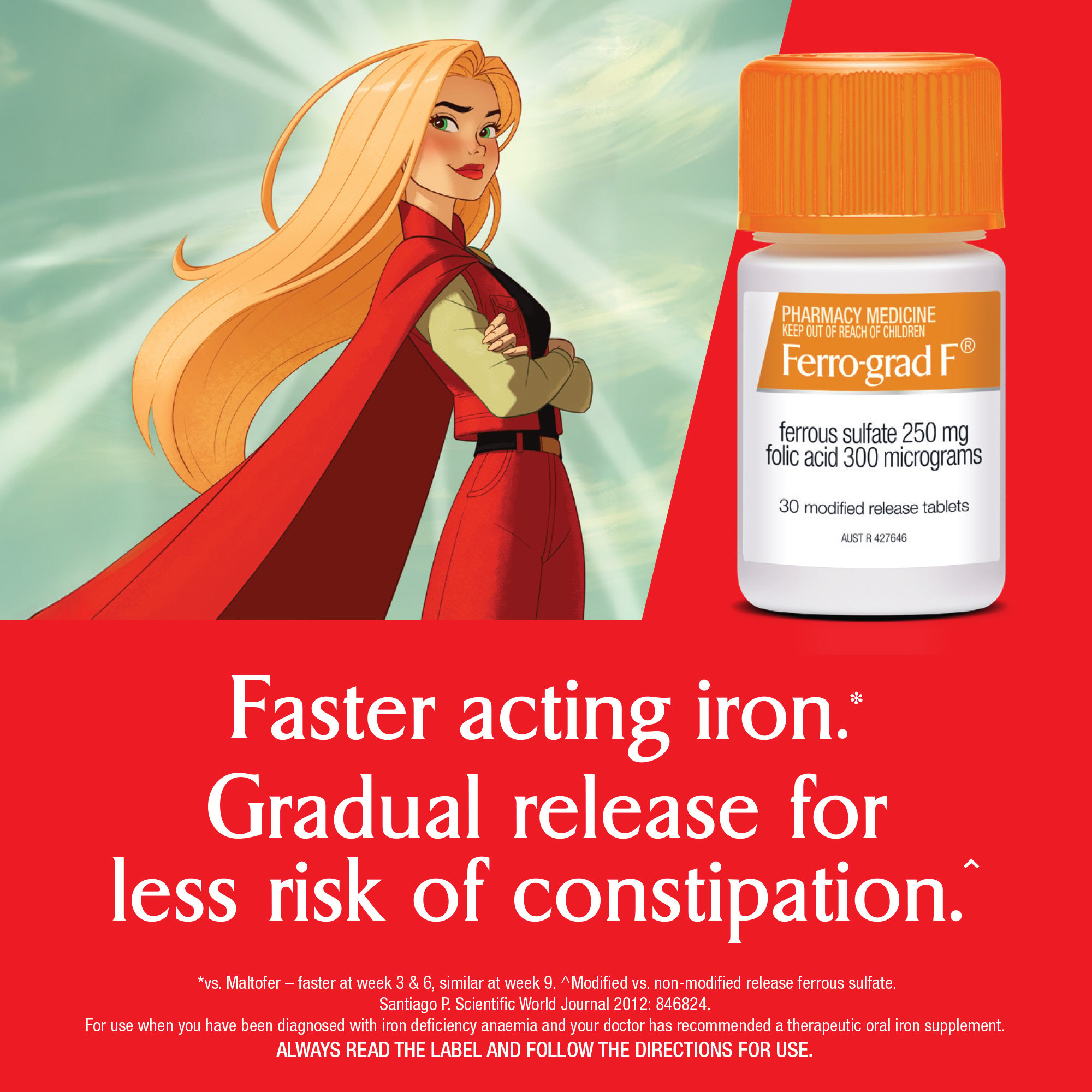 Ferro-grad F 30 tablets - Image 2