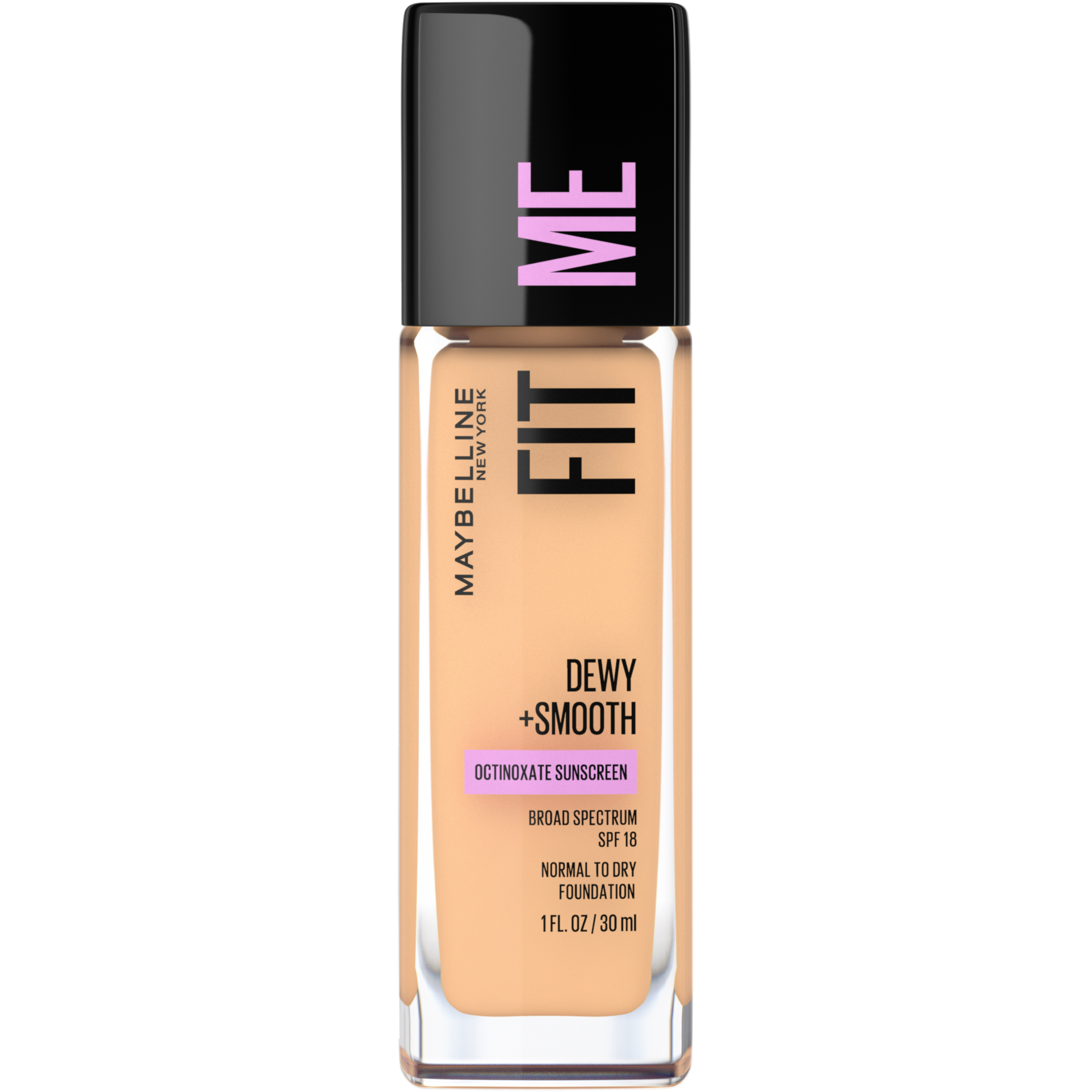 Maybelline Fit Me Dewy & Smooth Foundation 210 Sandy Beige 1 each - Image 1