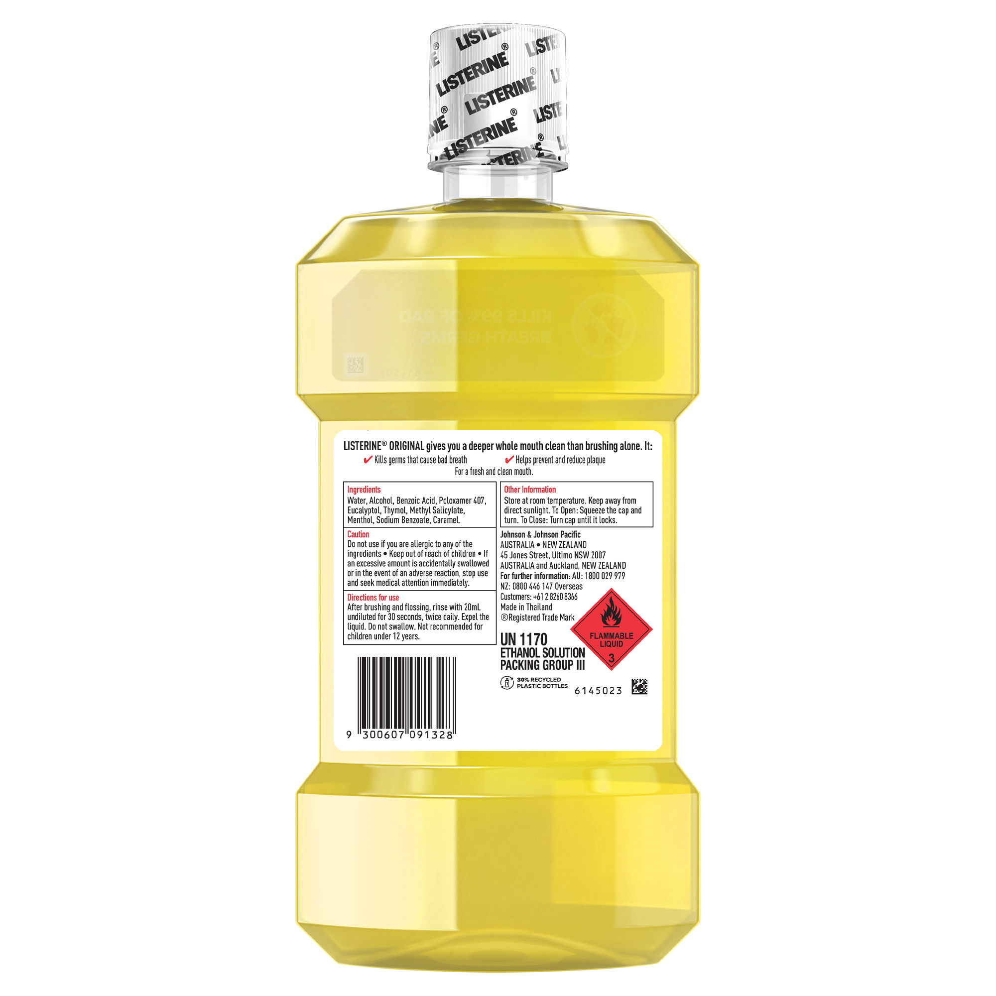 Listerine Original Mouthwash 750ml - Image 2