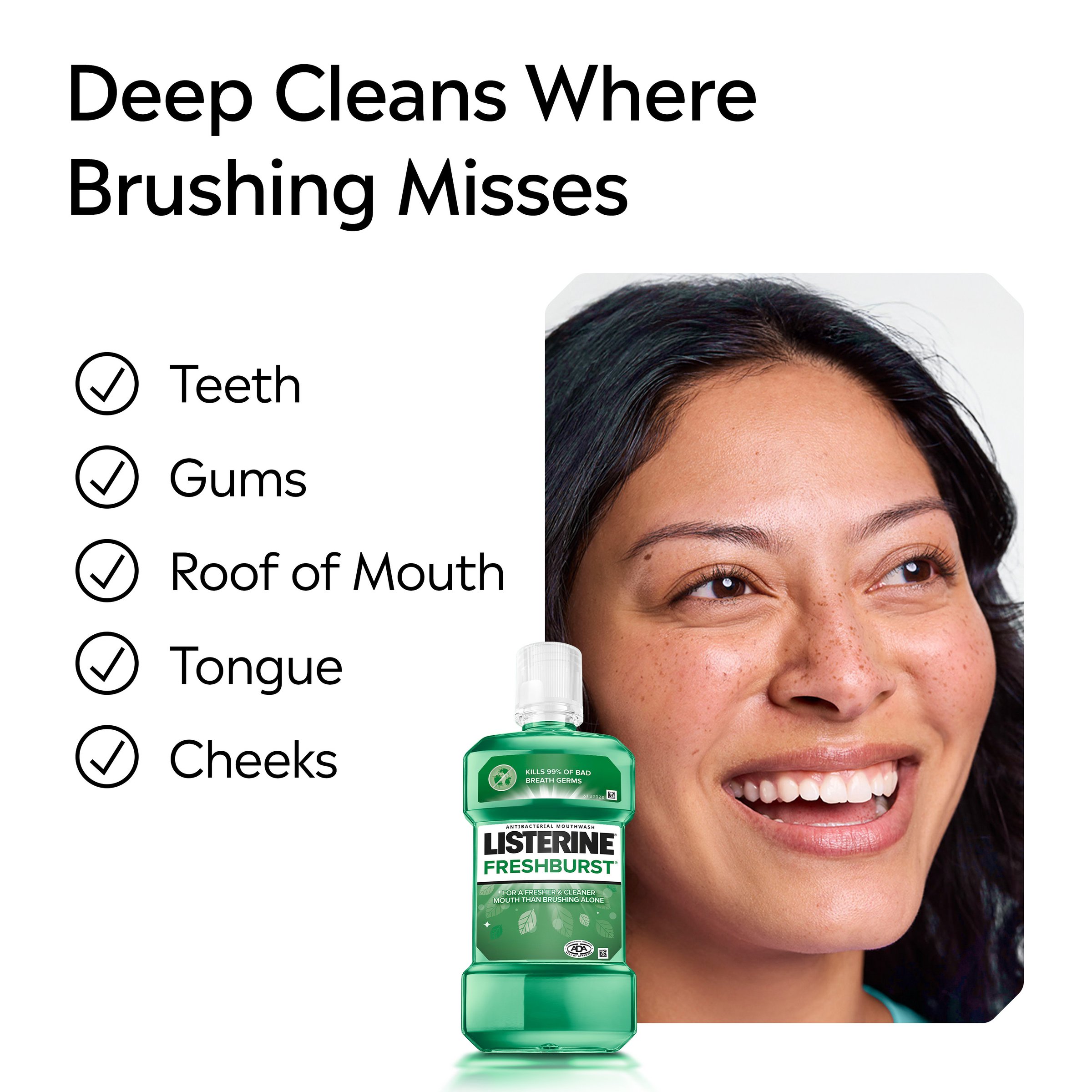 Listerine Fresh Burst Mouthwash 750ml - Image 12