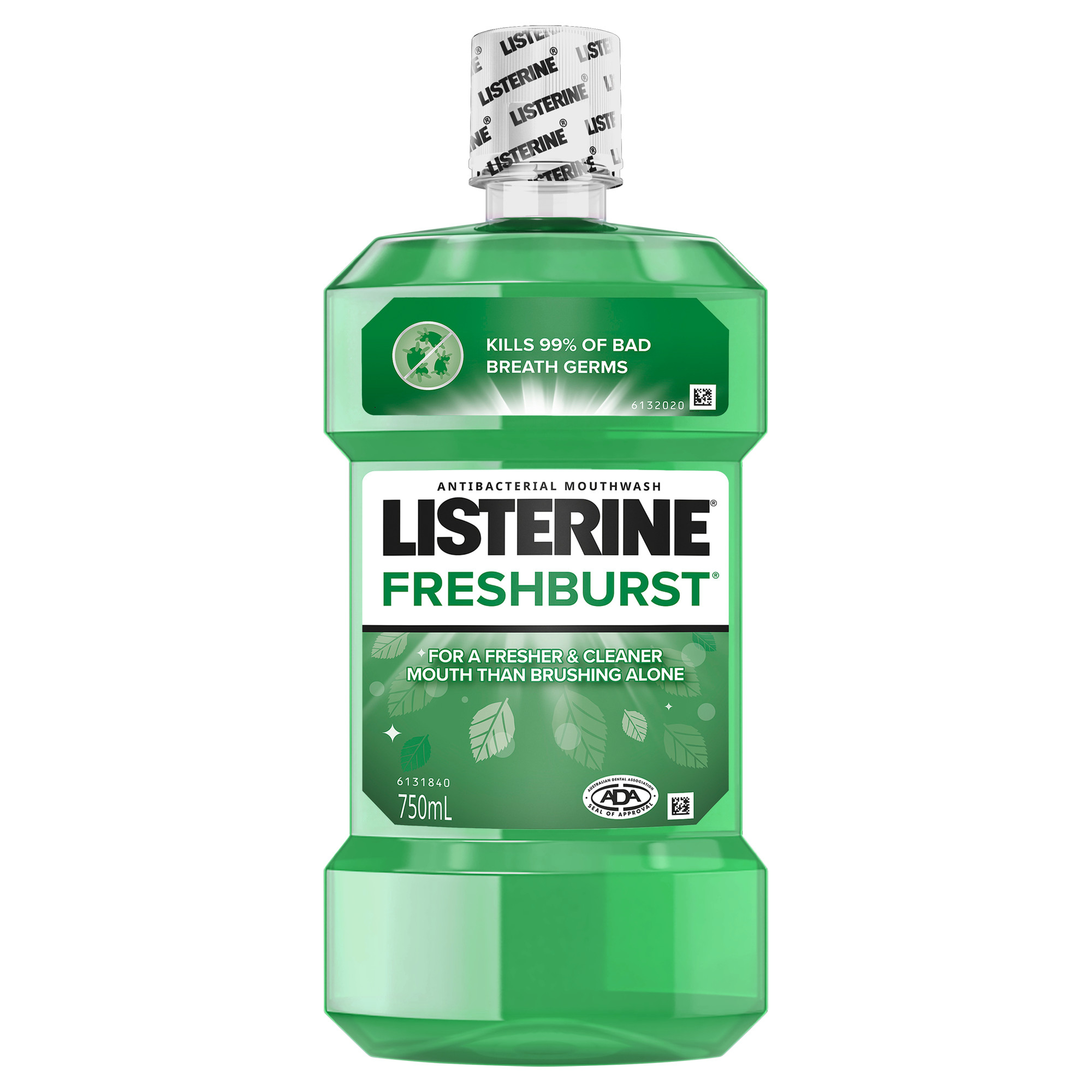 Listerine Fresh Burst Mouthwash 750ml - Image 1
