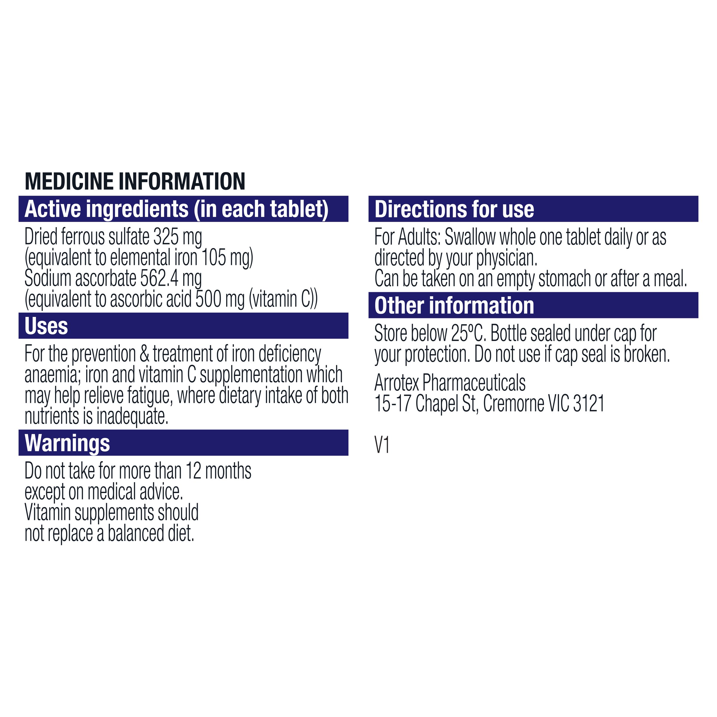 Ferro-grad C 90 tablets - Image 3