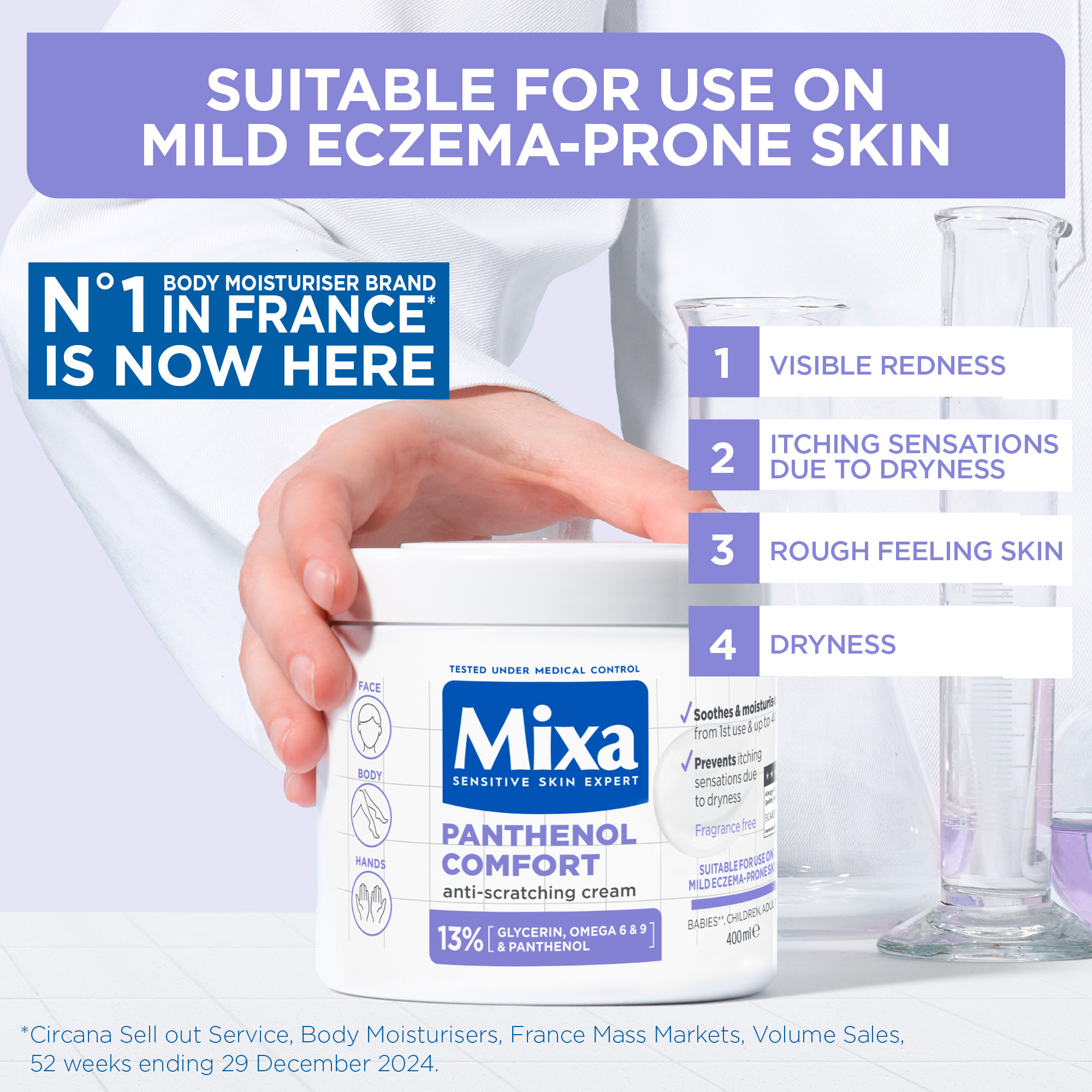Mixa Panthenol 400ml - Image 4