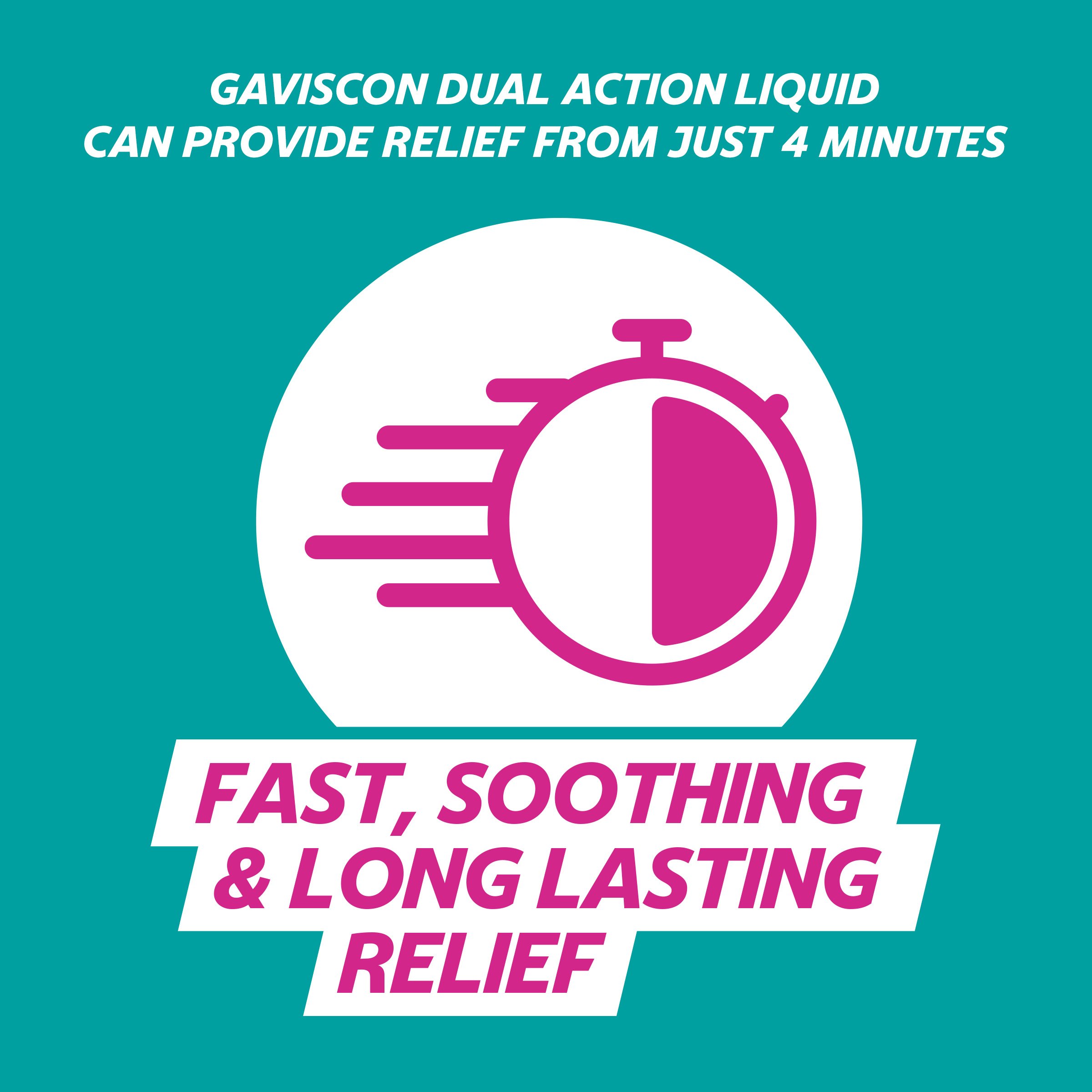 Gaviscon Dual Action Liquid Peppermint 500ml - Image 6
