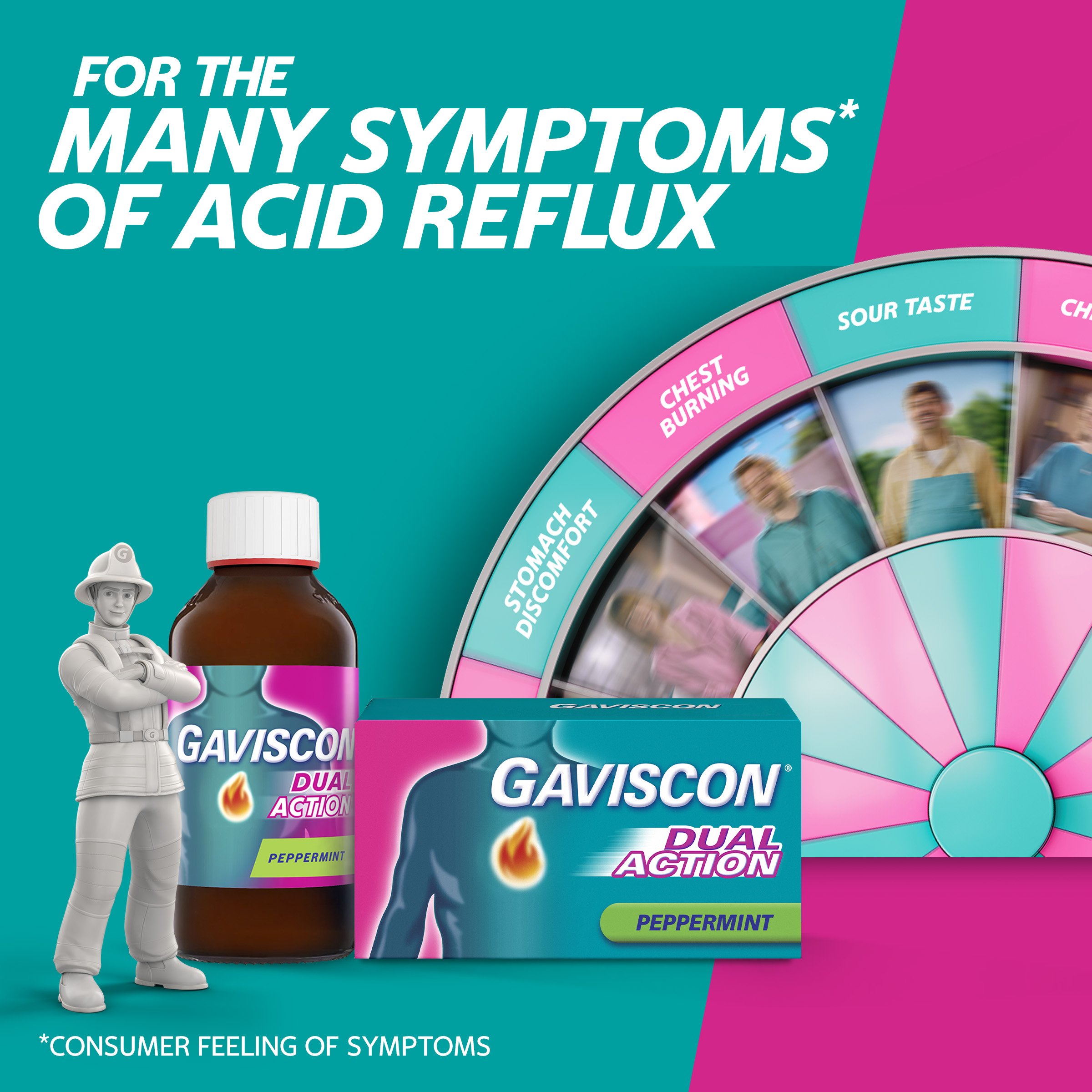 Gaviscon Dual Action Liquid Peppermint 500ml - Image 10