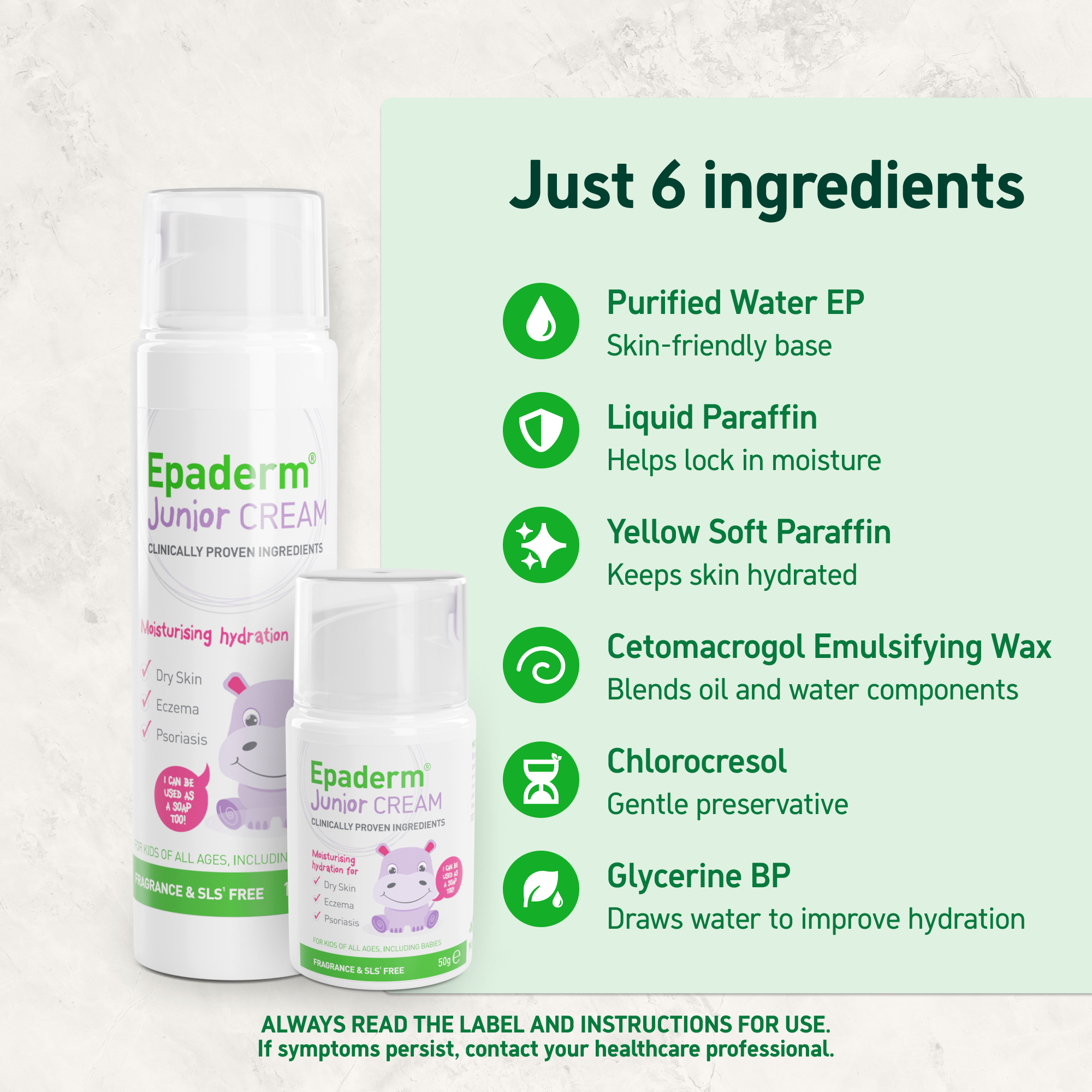 Epaderm Junior Cream 50g - Image 5