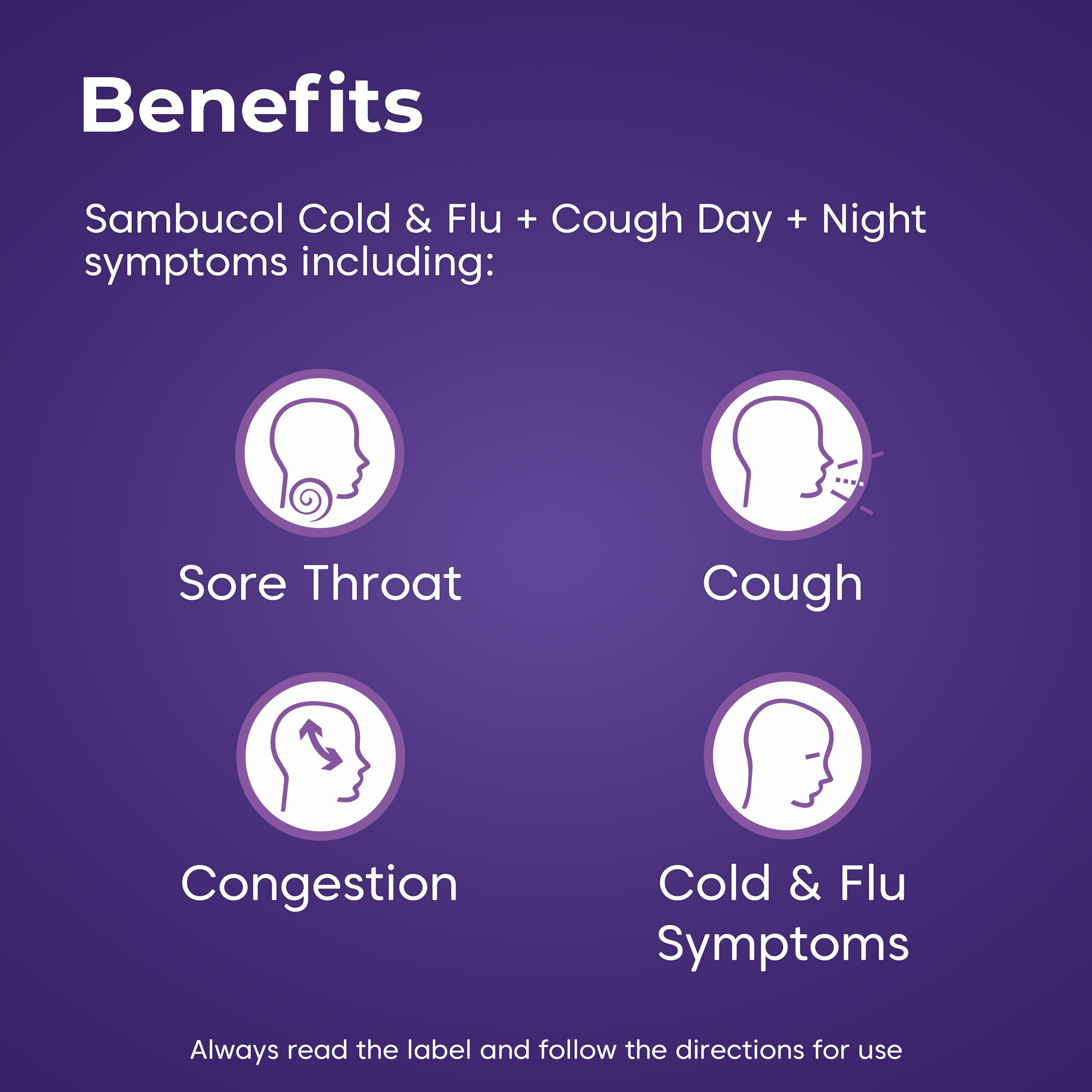 Sambucol Cold + Flu + Cough Day/Night 24 capsules - Image 7