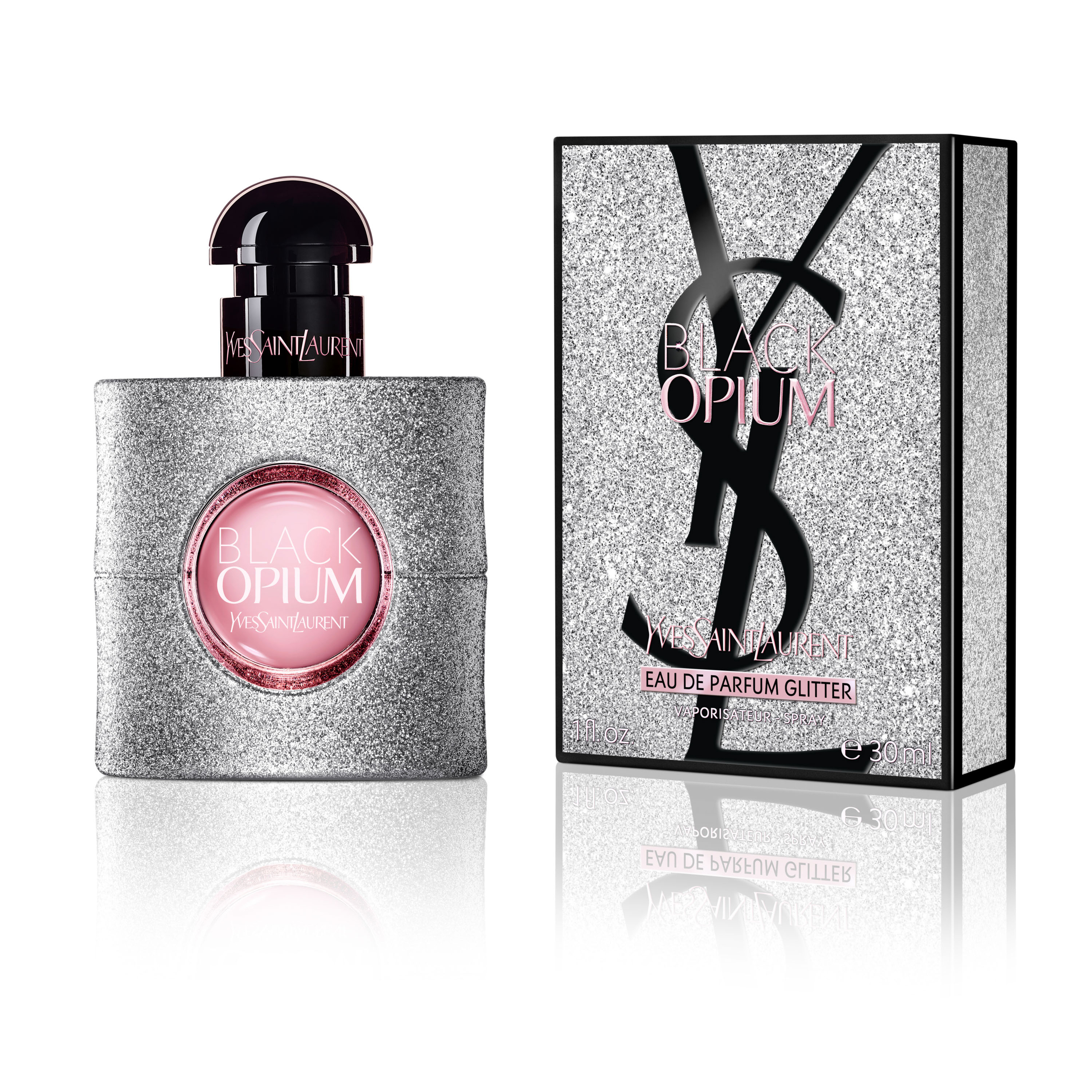 YSL Black Opium L'Absolu Glitter Parfum Spray 30ml - Image 2