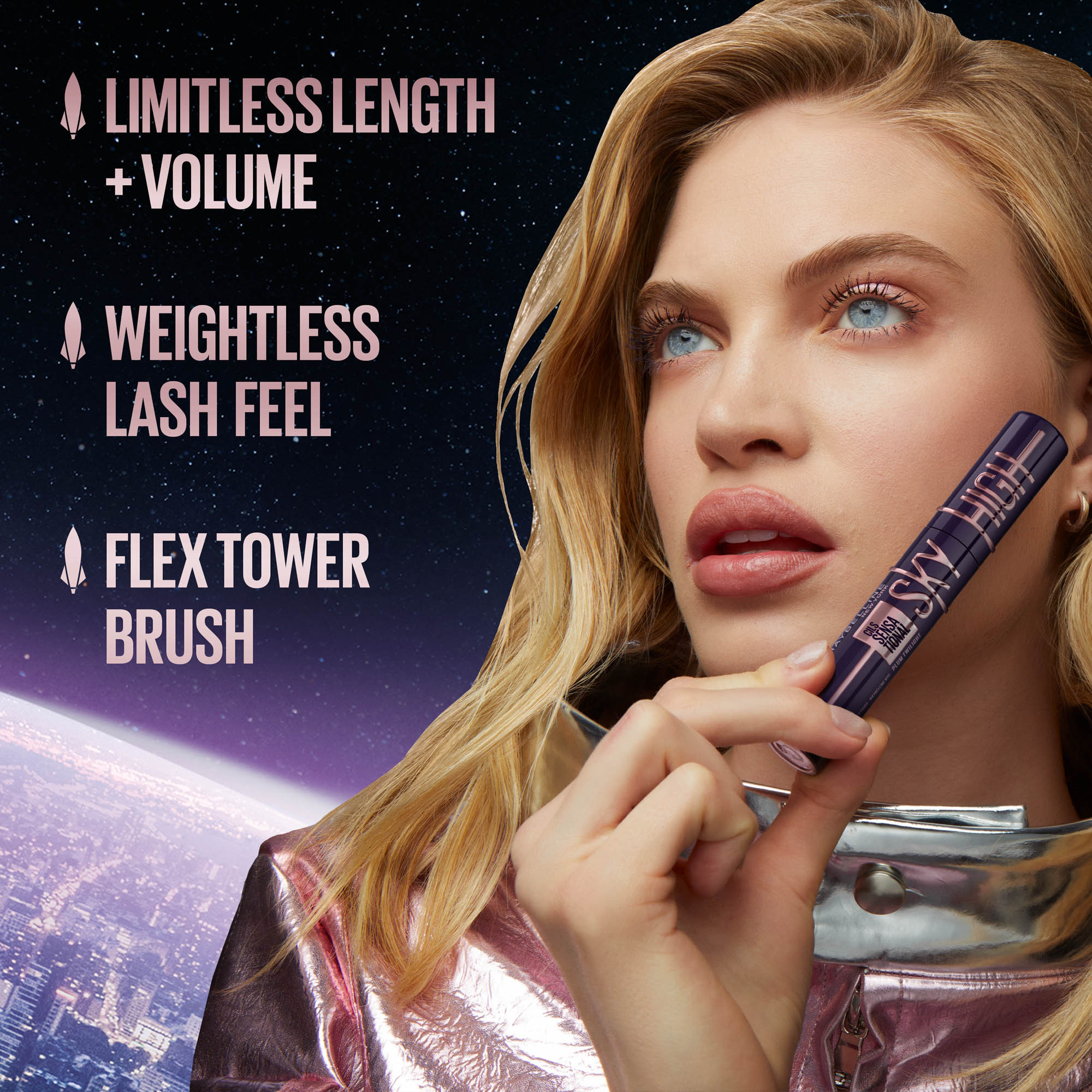Maybelline Lash Sensational Sky High Mascara Plum Twilight 1 each - Image 6