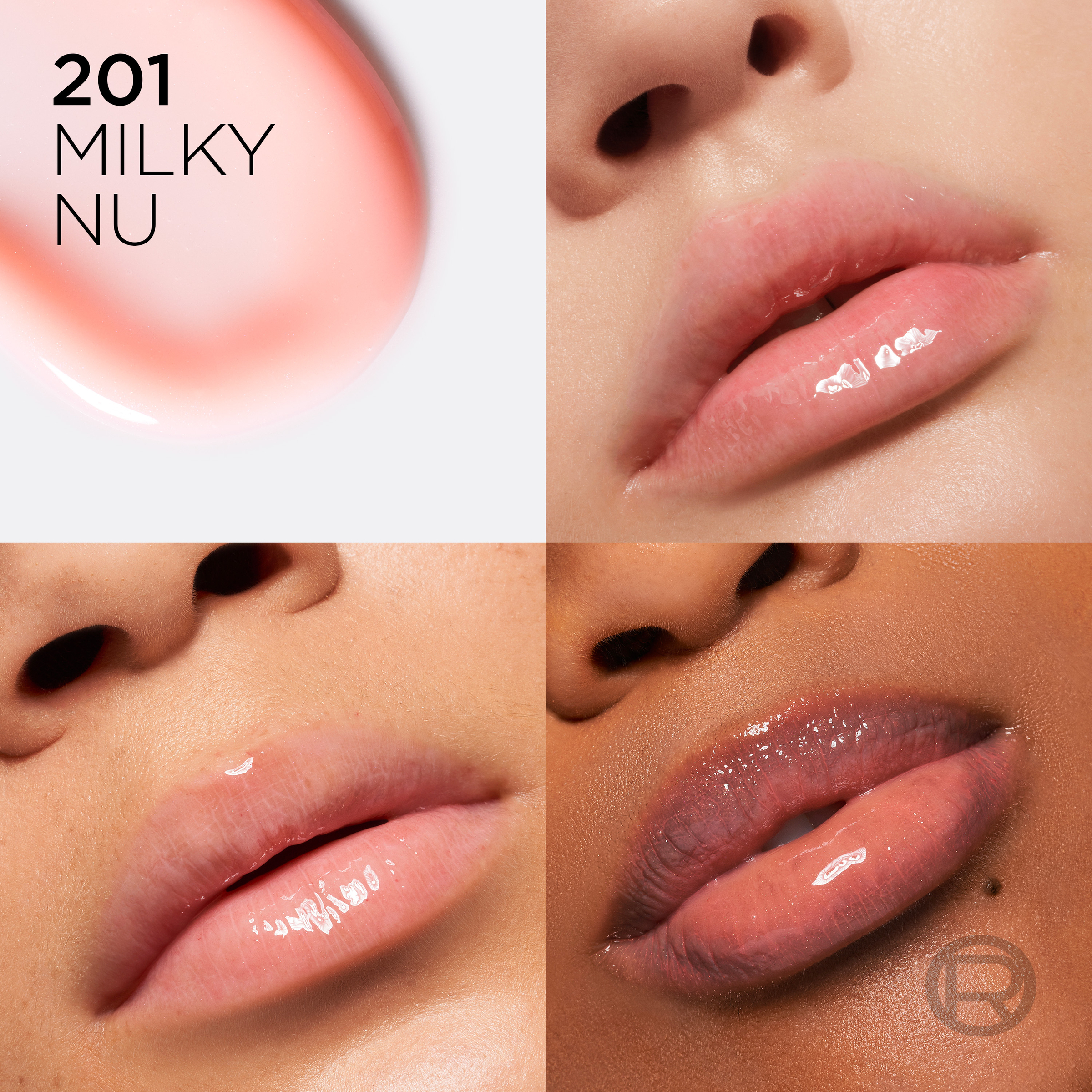 L'Oreal Paris Plump Ambition Hyaluron Lip Oil 201 Milky 1 each - Image 3