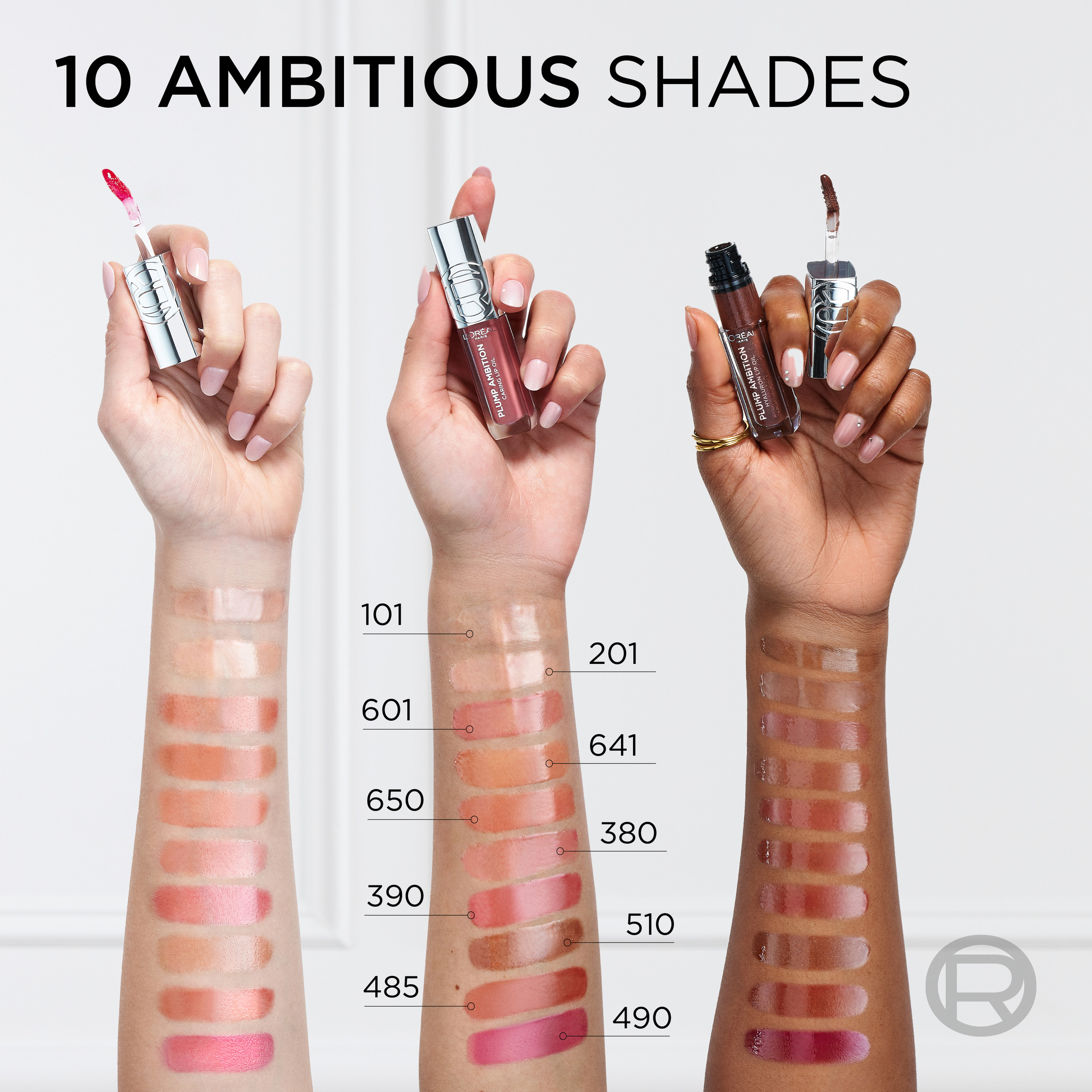 L'Oreal Paris Plump Ambition Hyaluron Lip Oil 601 Worth It 1 each - Image 8