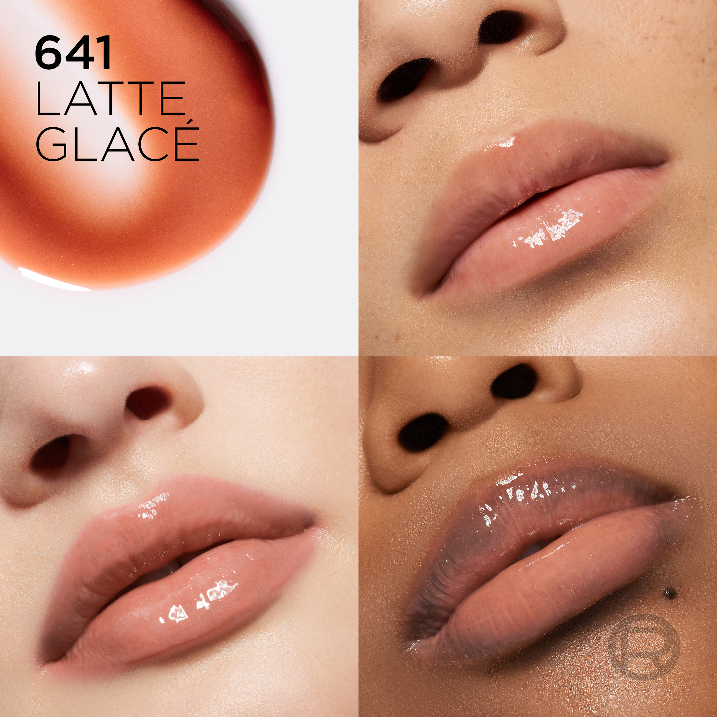 L'Oreal Paris Plump Ambition Hyaluron Lip Oil 641 Latte Glace 1 each - Image 3