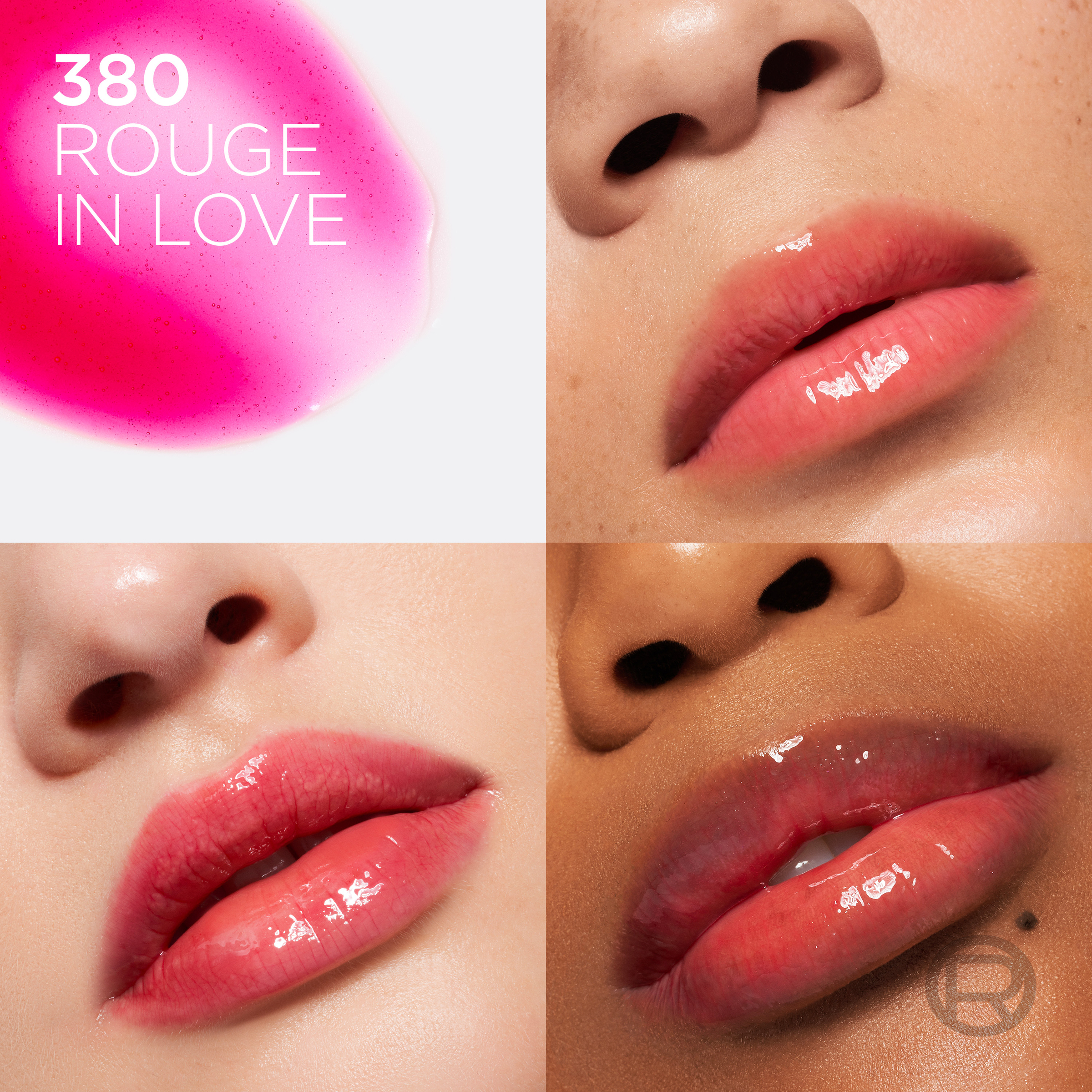 L'Oreal Paris Plump Ambition Hyaluron Lip Oil 380 Rouge In Love 1 each - Image 3