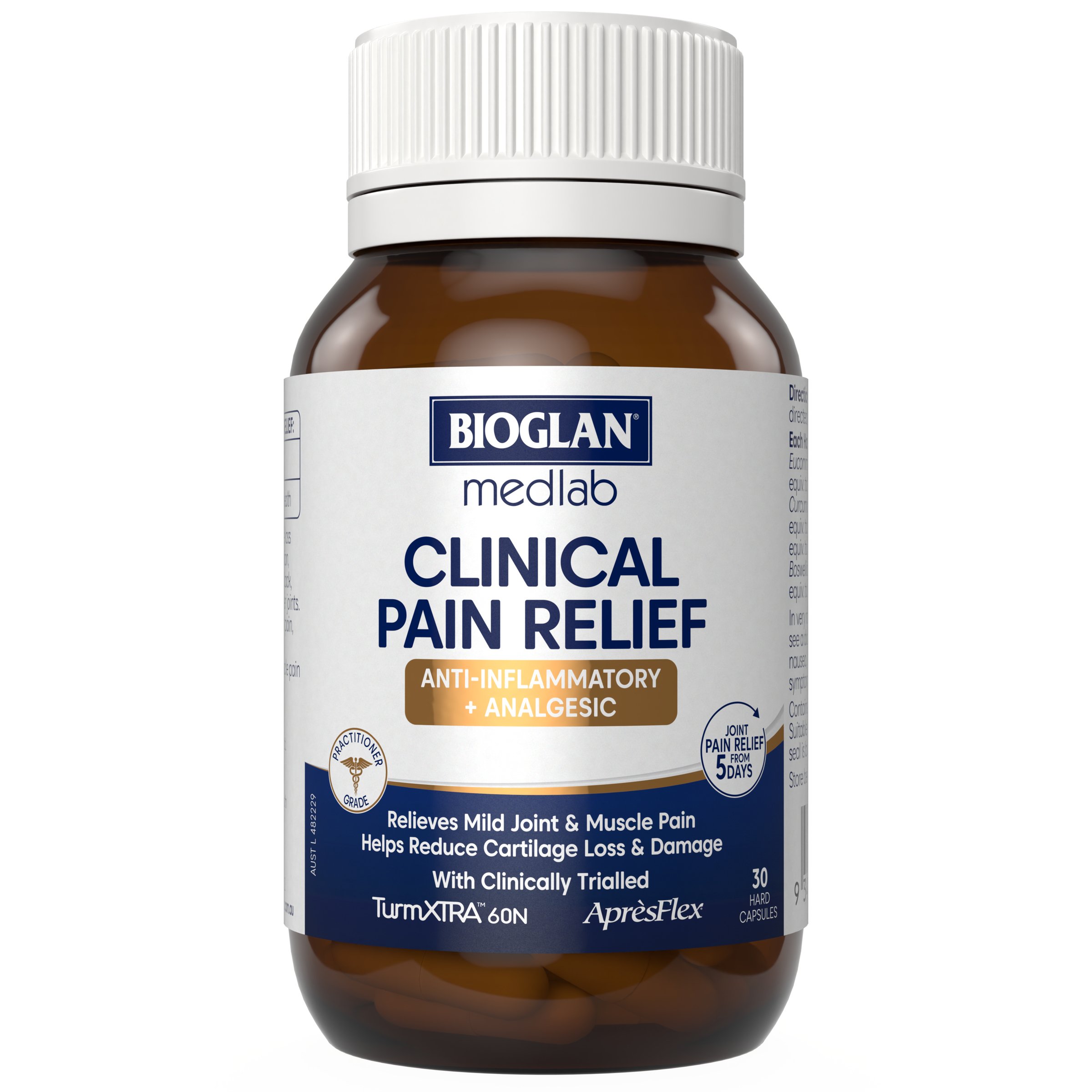 Bioglan Medlab Clinical Pain Relief 30 capsules - Image 1