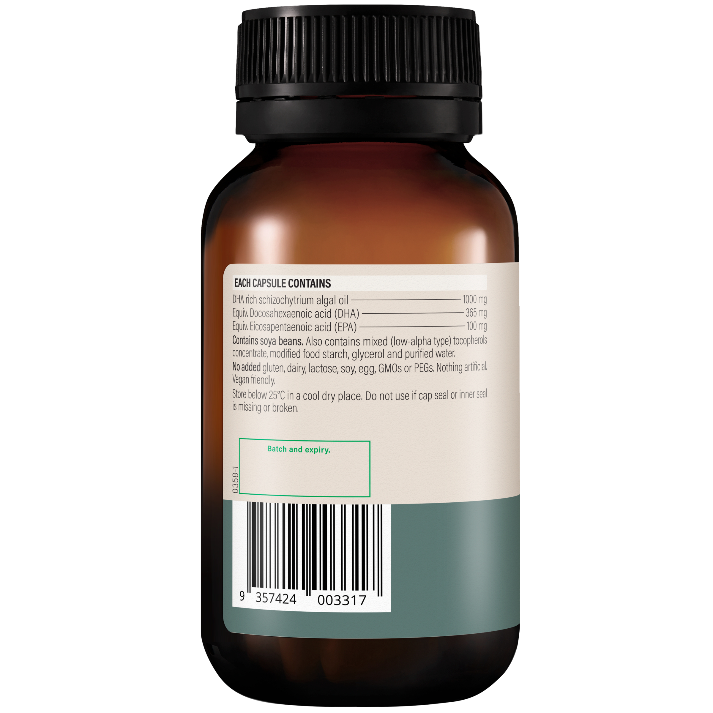 Wanderlust Plant Omega-3 - 60 capsules - Image 5