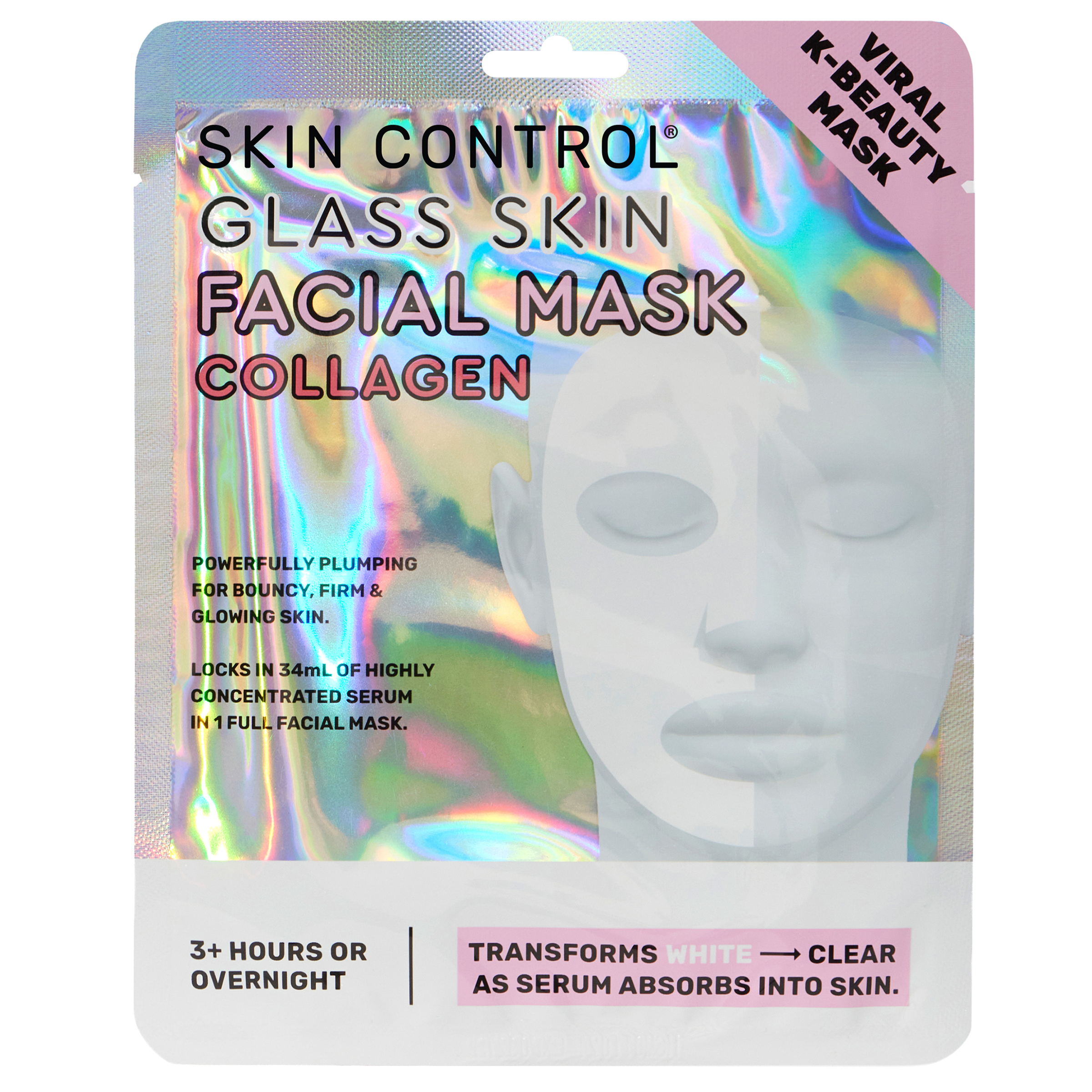 Skin Control Glass Skin Face Mask Collagen 1 each - Image 1