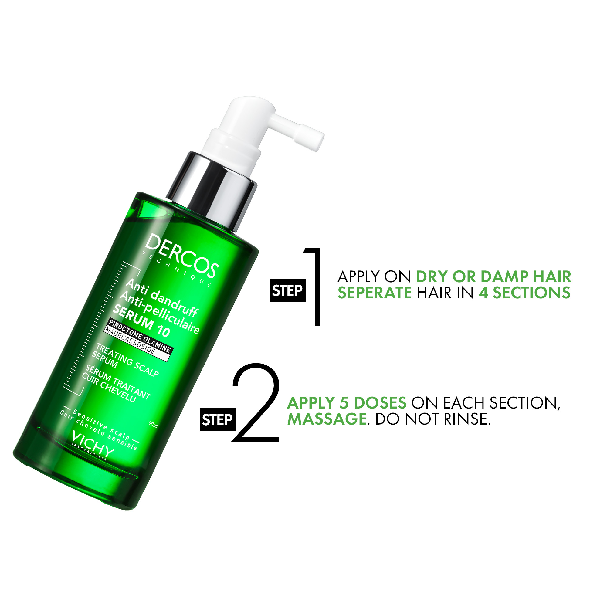 Dercos Anti-Dandruff Serum 10 -90ml - Image 4