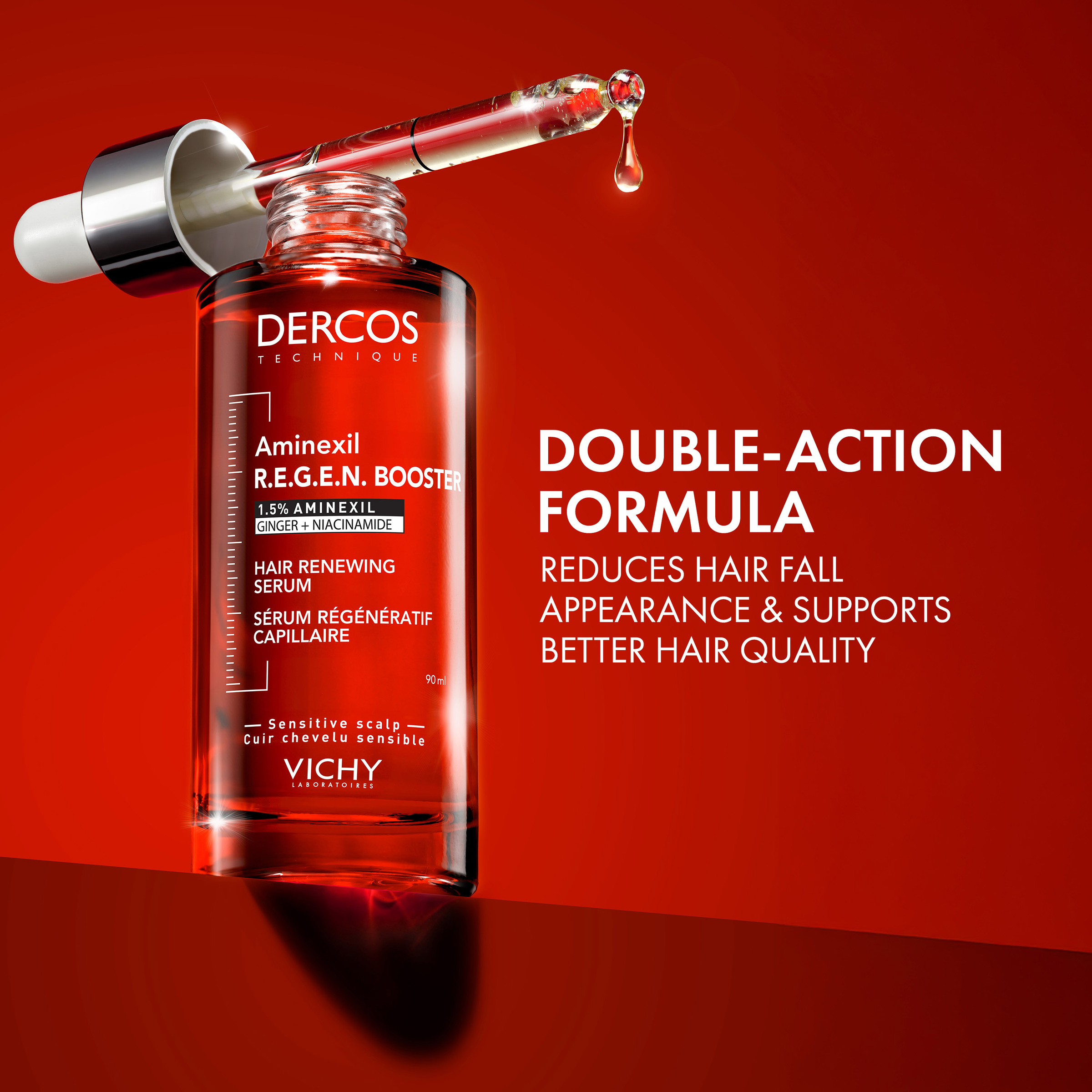 Dercos Vichy Densi-Solutions Regenerating Serum 90ml - Image 4