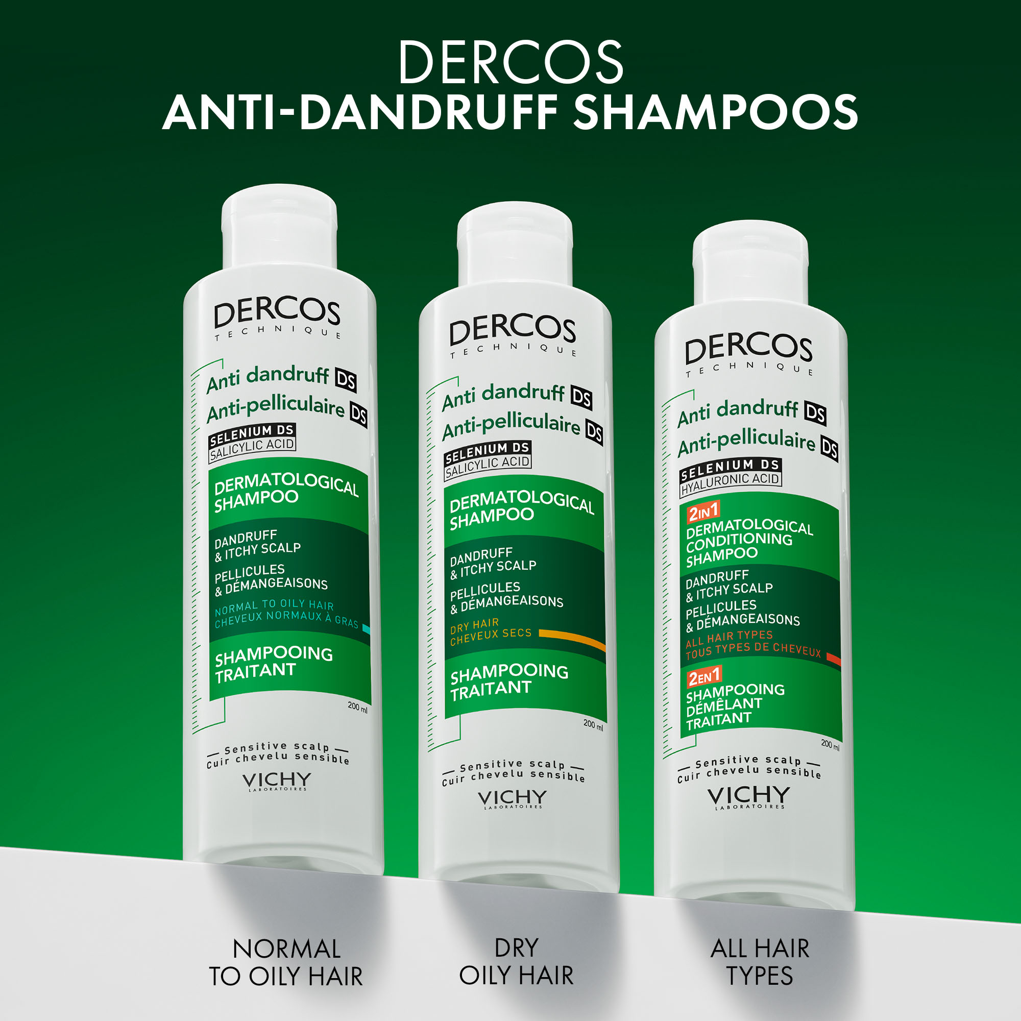 Dercos Anti-Dandruff Dandruff Shampoo 2In1 - 200ml - Image 5