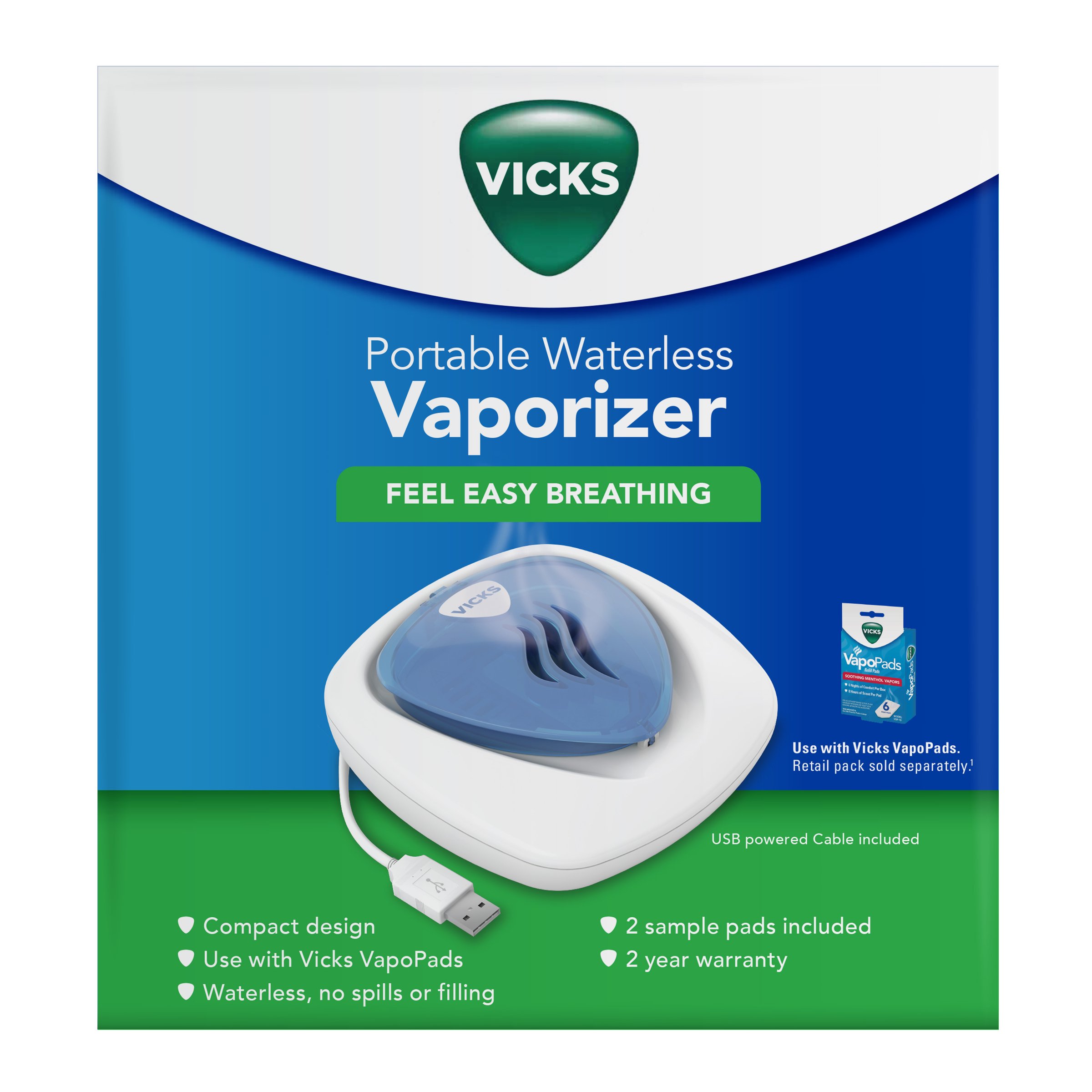 Vicks Portable Waterless Vaporizer 1 each - Image 1