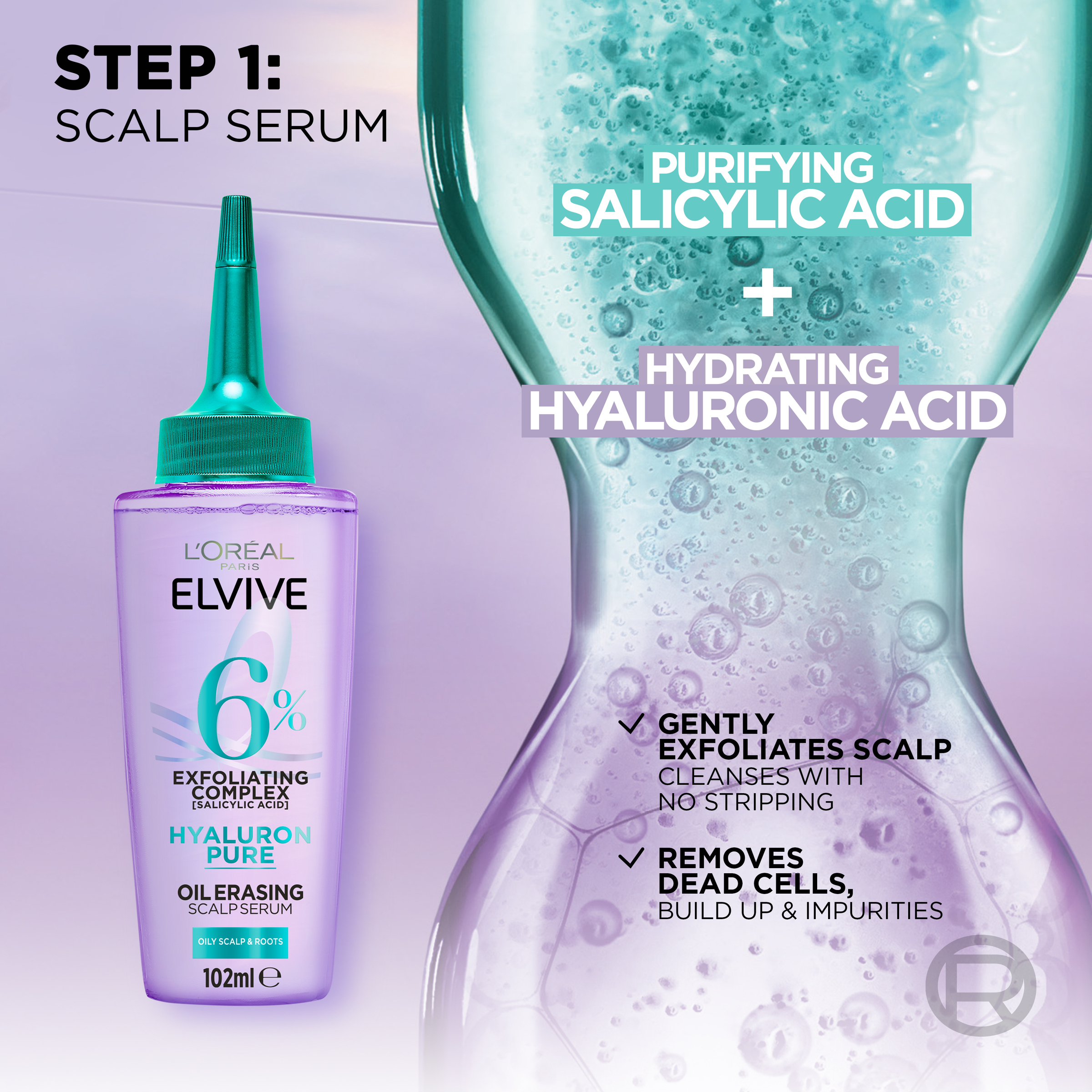 L'Oreal Paris Hyaluron Pure Scalp Serum 102ml - Image 4
