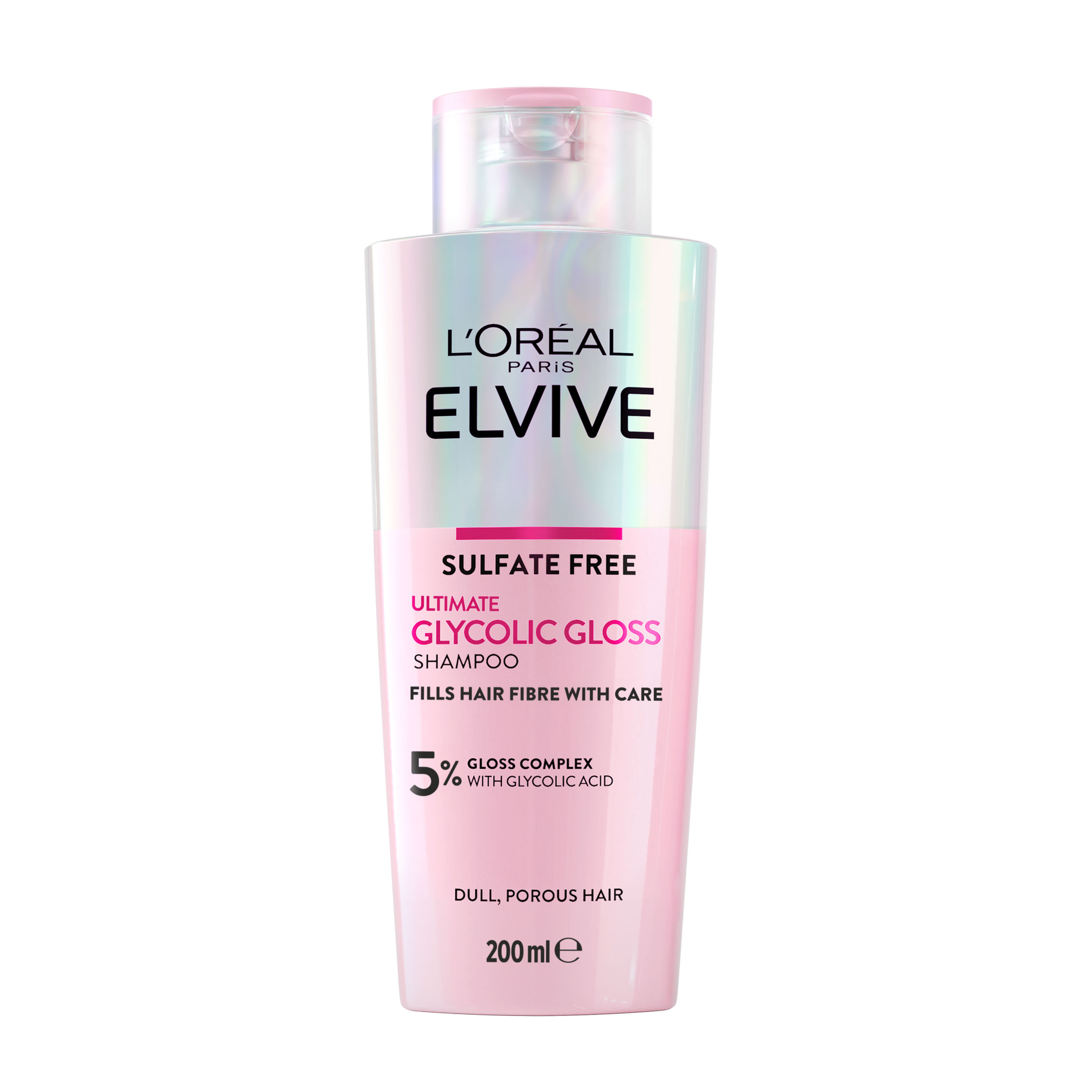 L'Oreal Paris Elvive Glycolic Gloss Shampoo 200ml - Image 1
