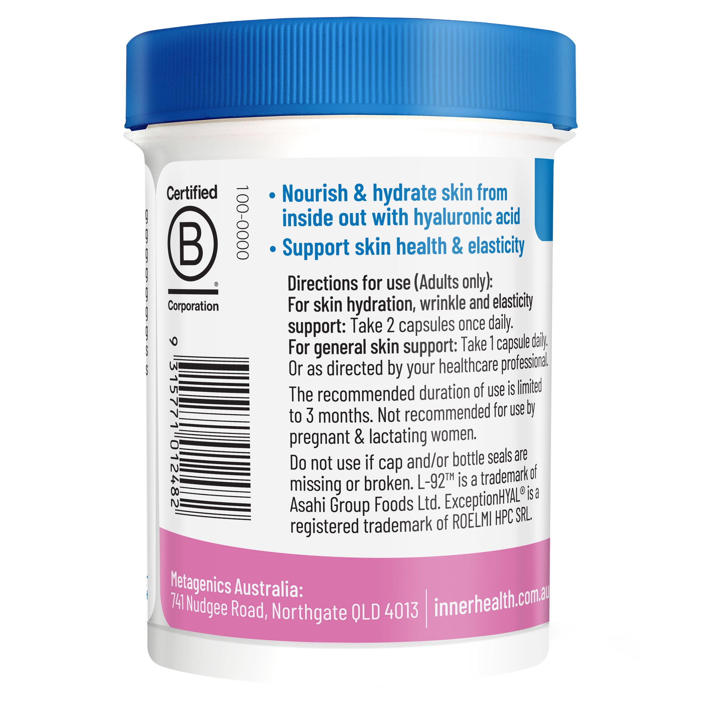 Inner Health Skin Rejuvenate Postbiotic 28 capsules - Image 3