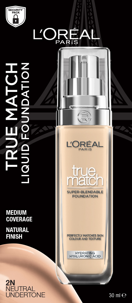 L'Oreal Paris True Match Liquid Foundation N2 Vanilla St C 1 each - Image 1