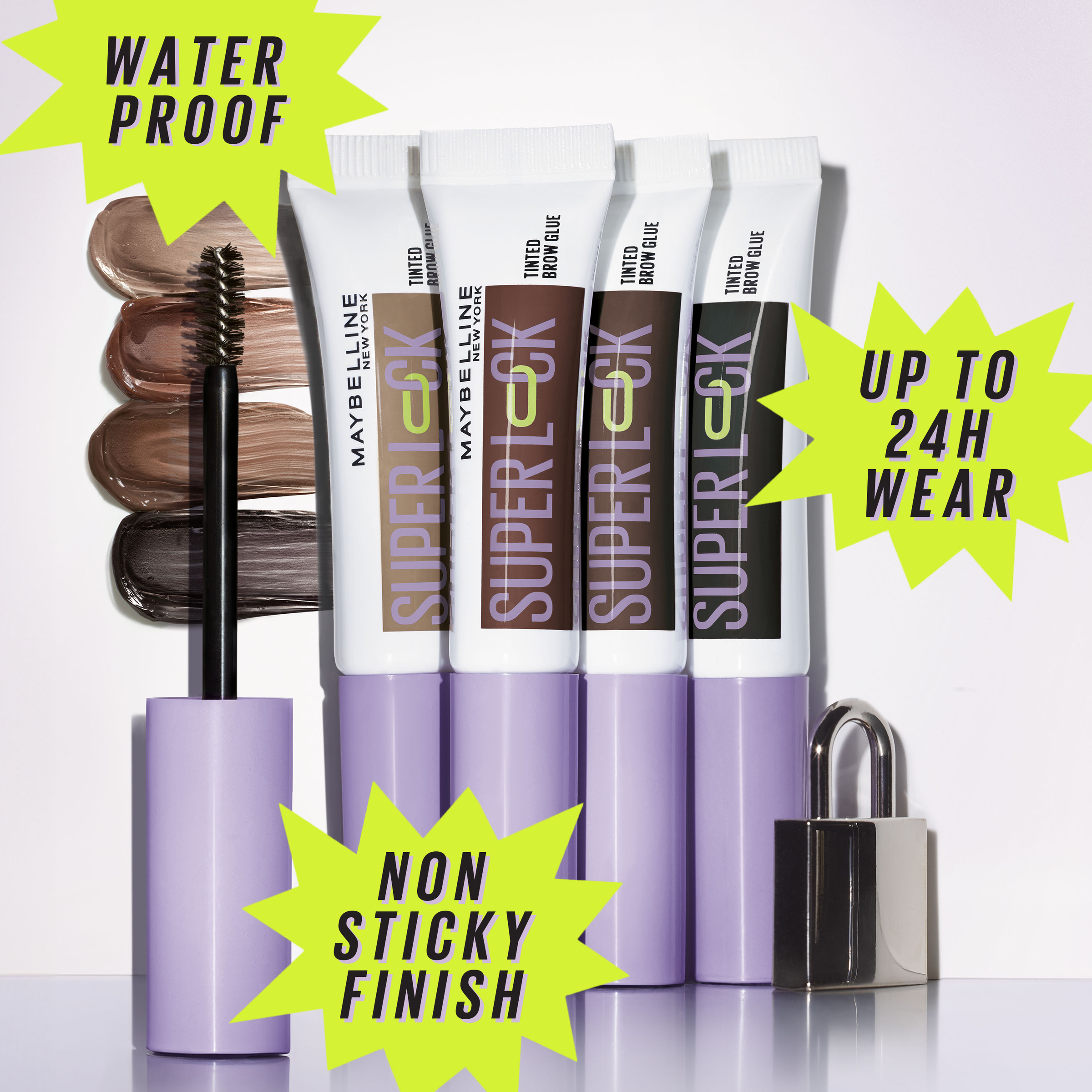 Maybelline Super Lock Brow Glue Medium Brown 1 each - Image 7