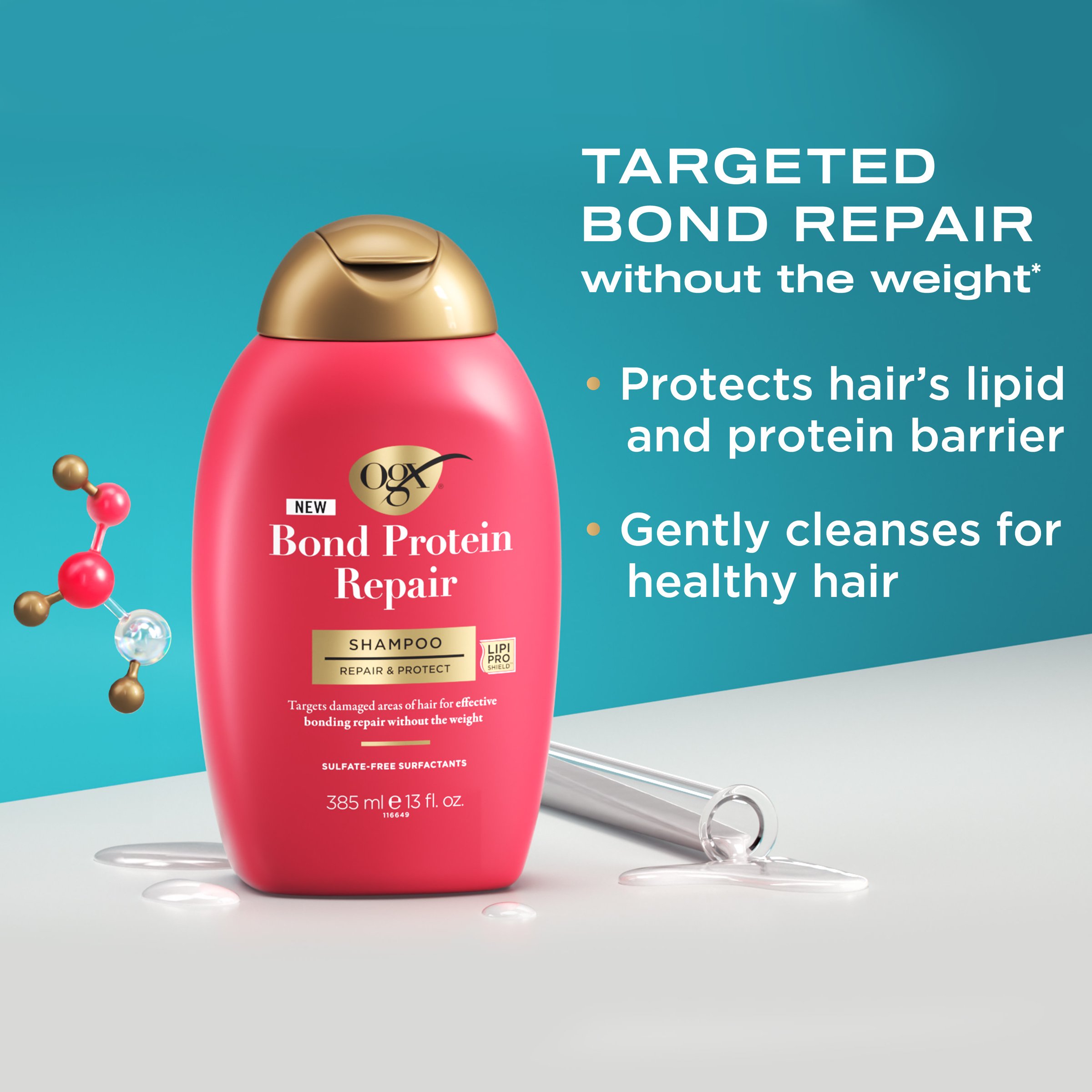 Ogx Bond Protein Repair Shampoo 385ml - Image 8