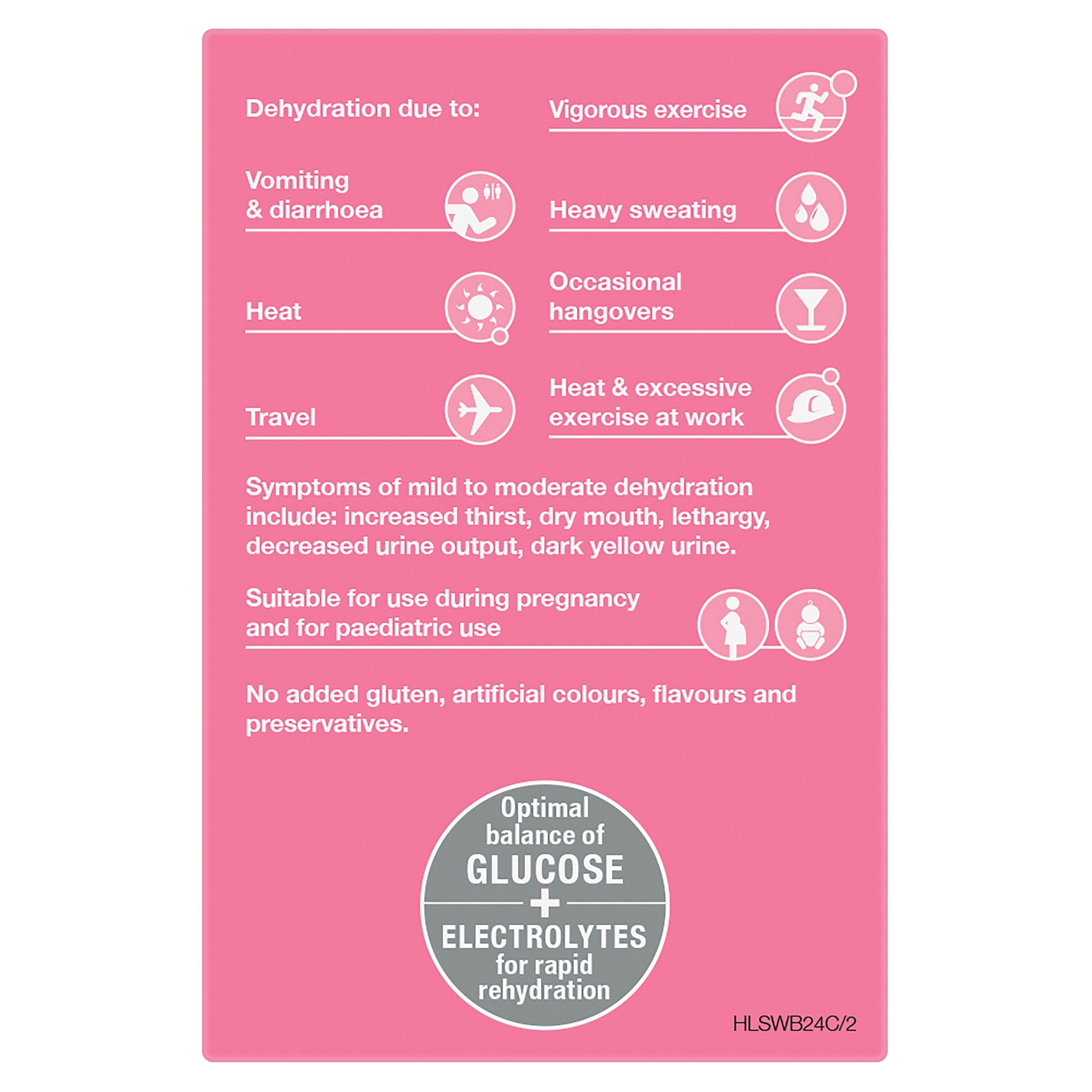 Hydralyte Electrolyte Powder Watermelon Burst 24 sachets - Image 3