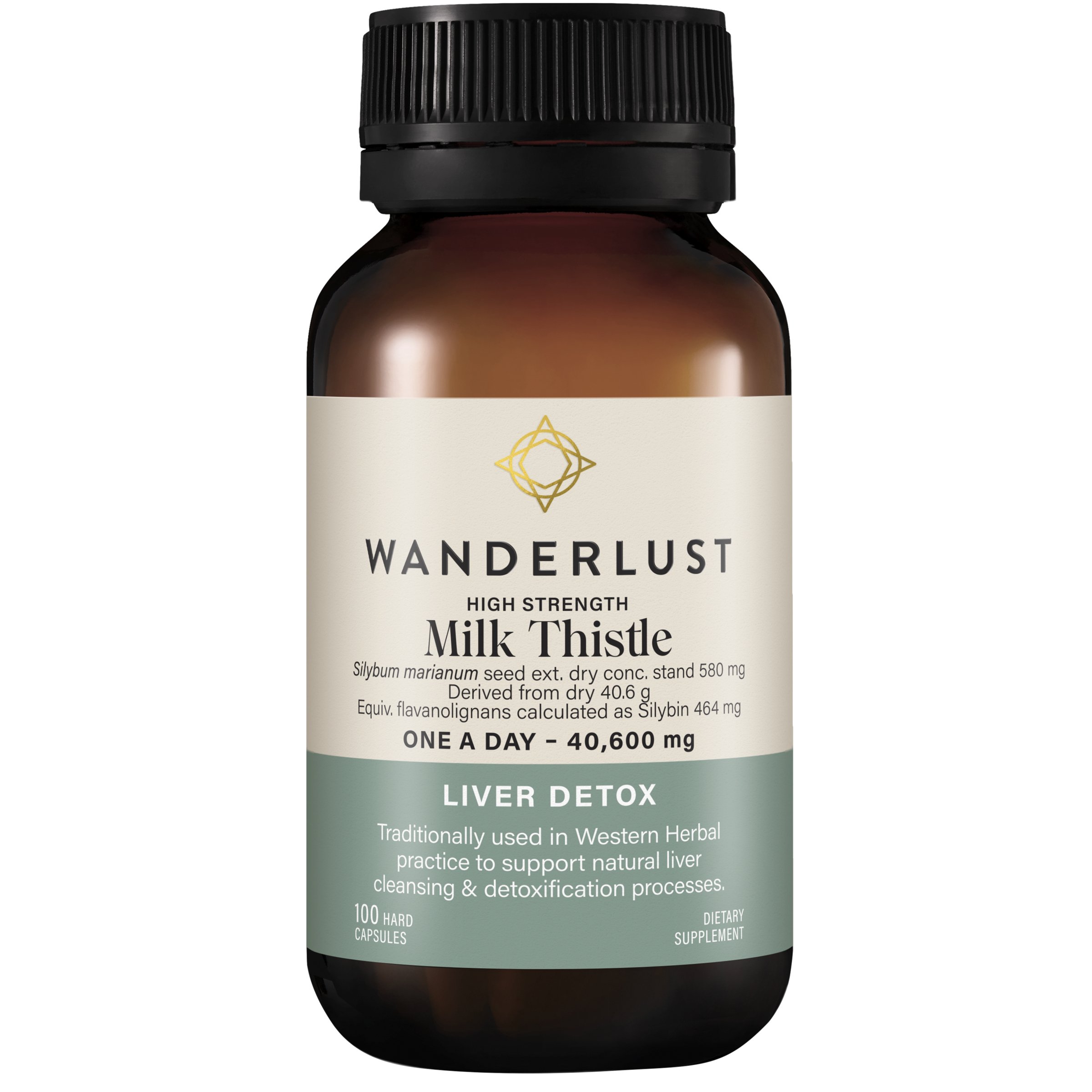 Wanderlust High Strength Milk Thistle 100 capsules - Image 1