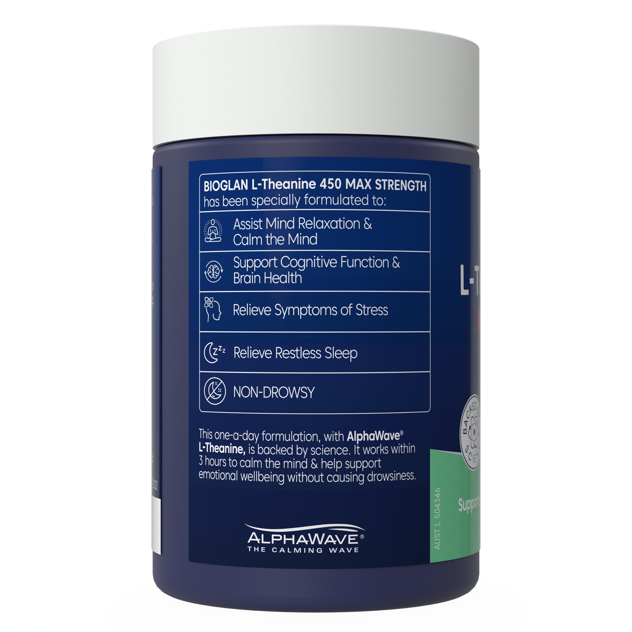 Bioglan L-Theanine Max 30 capsules - Image 2