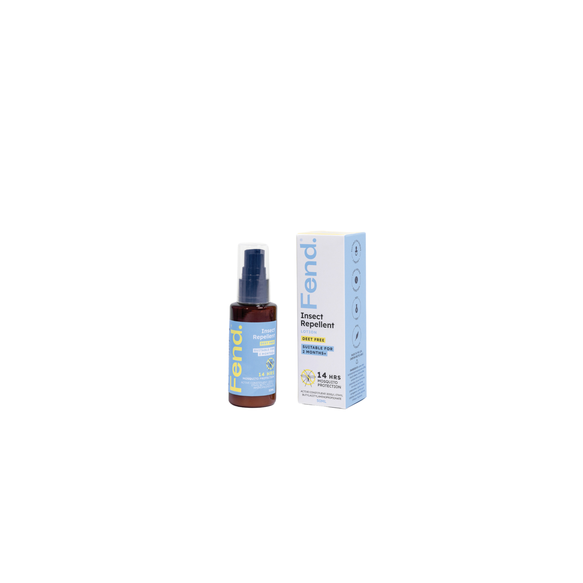 Fend Insect Repellent Lotion - Pump 50ml - Image 3