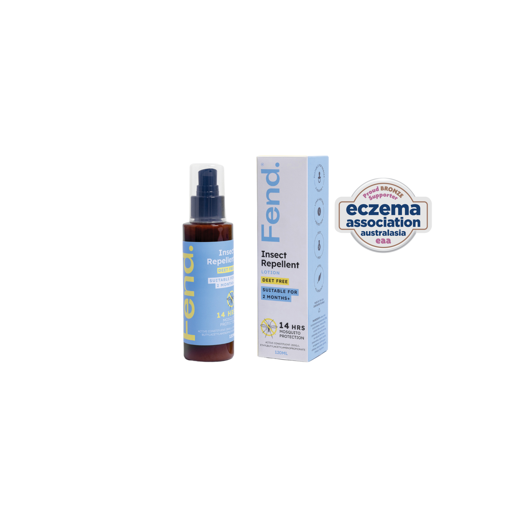 Fend Insect Repellent Lotion - Pump 120ml - Image 1