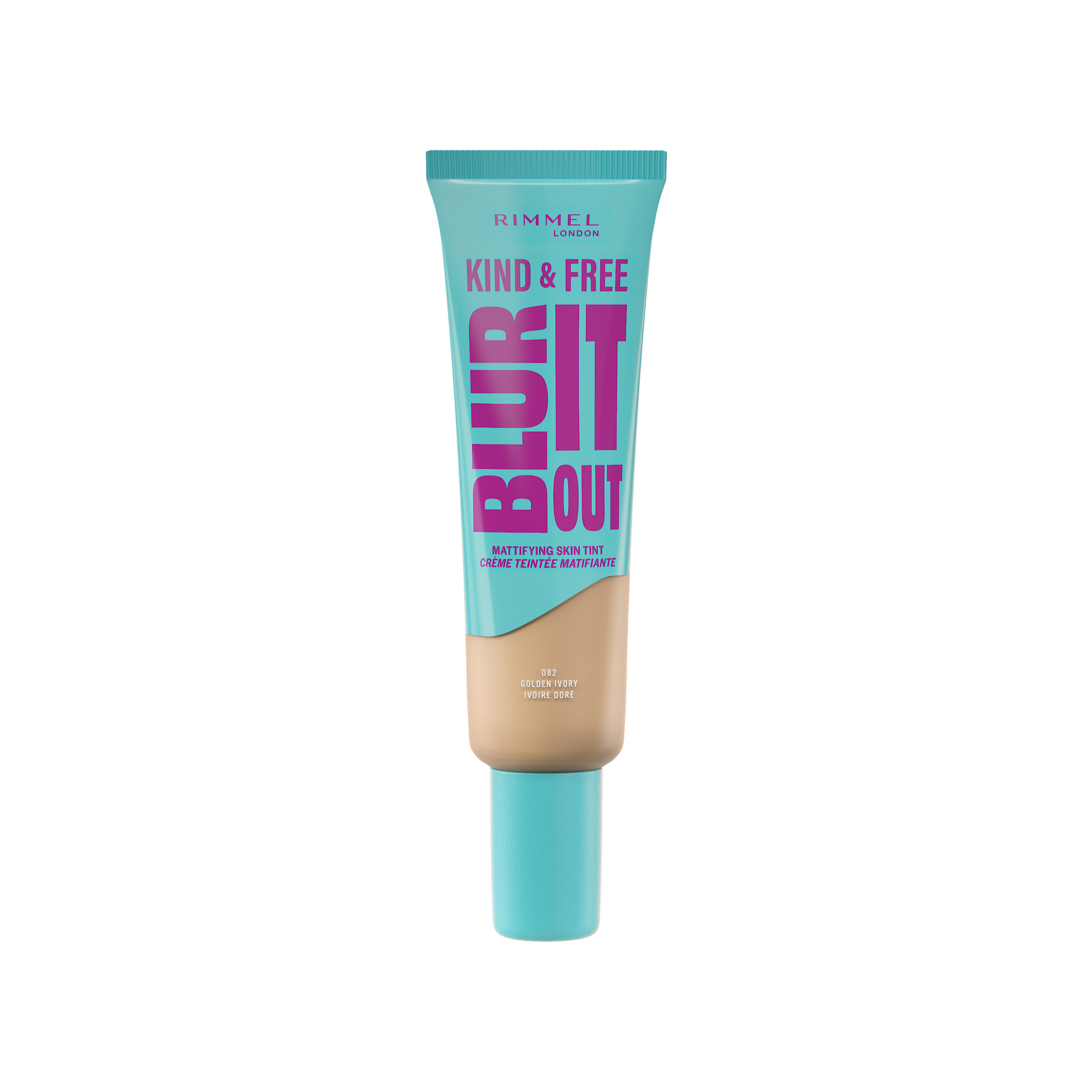 Rimmel Kind & Free Skin Tint Blur It Out 25 Golden Ivory 82 30ml - Image 1