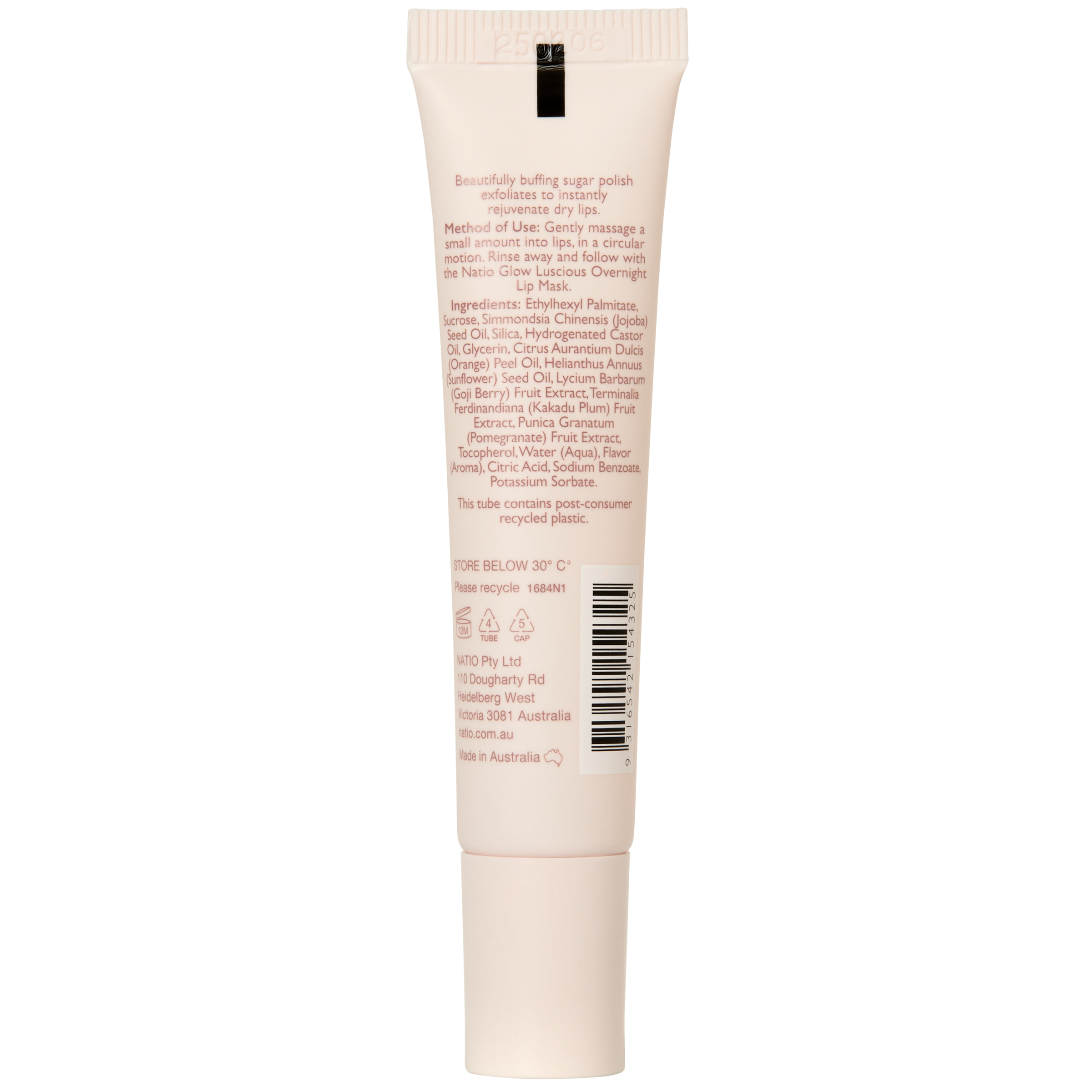 Natio Buff Away Smoothing Lip Scrub 15g - Image 3