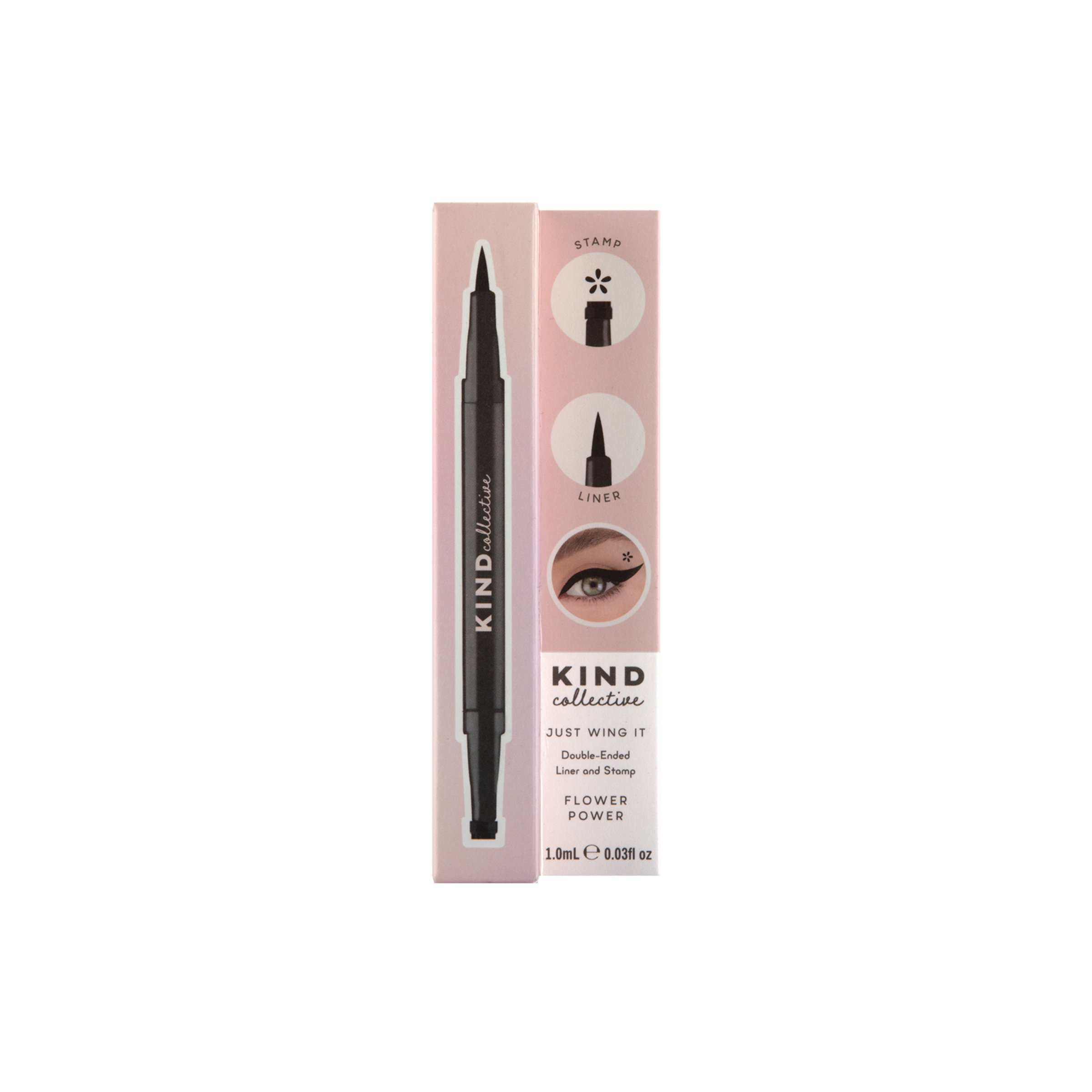 The Kind Collective Just Wing It Eye Liner Stamp Duo Flower 14g