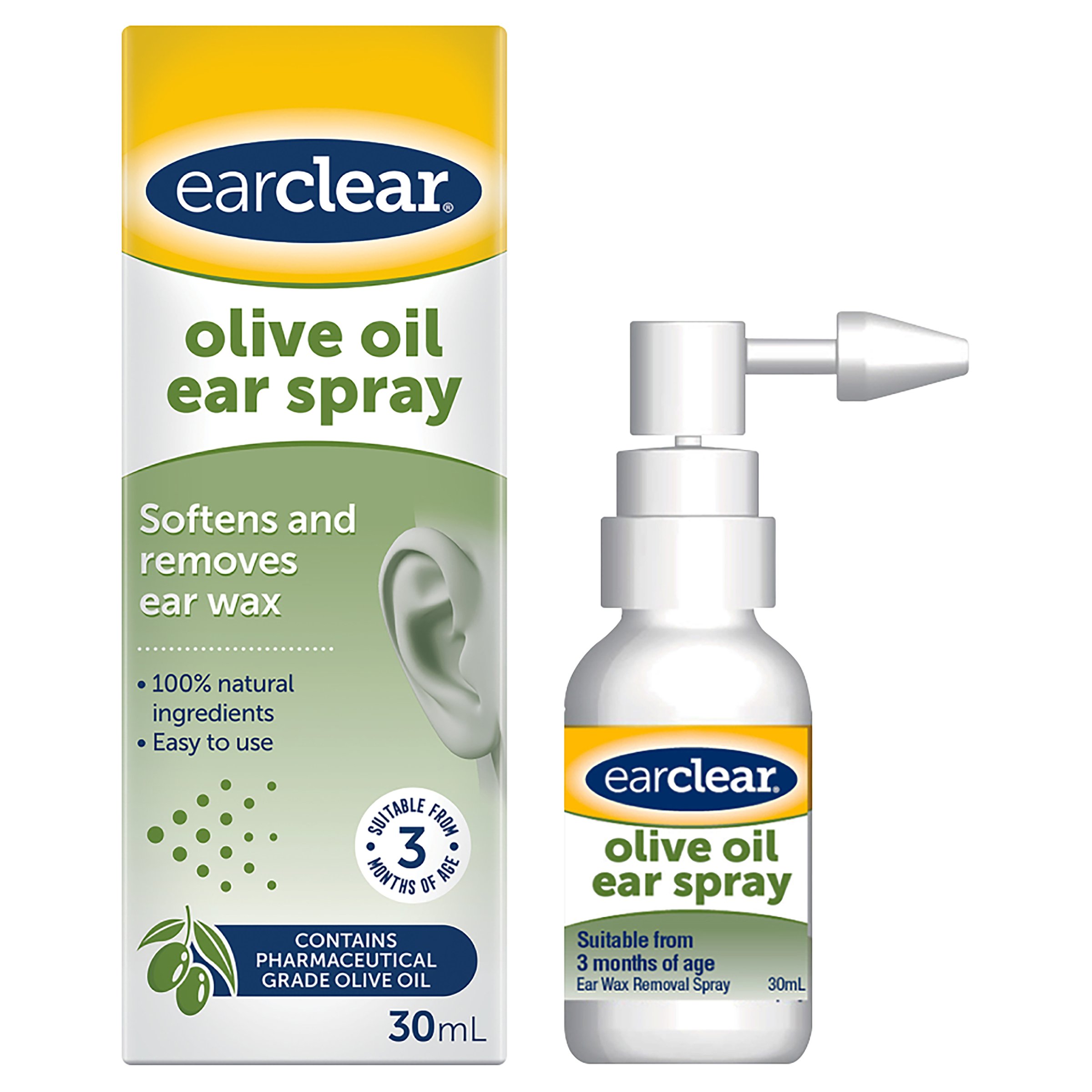 Ear Clear Olive Oil Ear Spray 30ml - Image 1